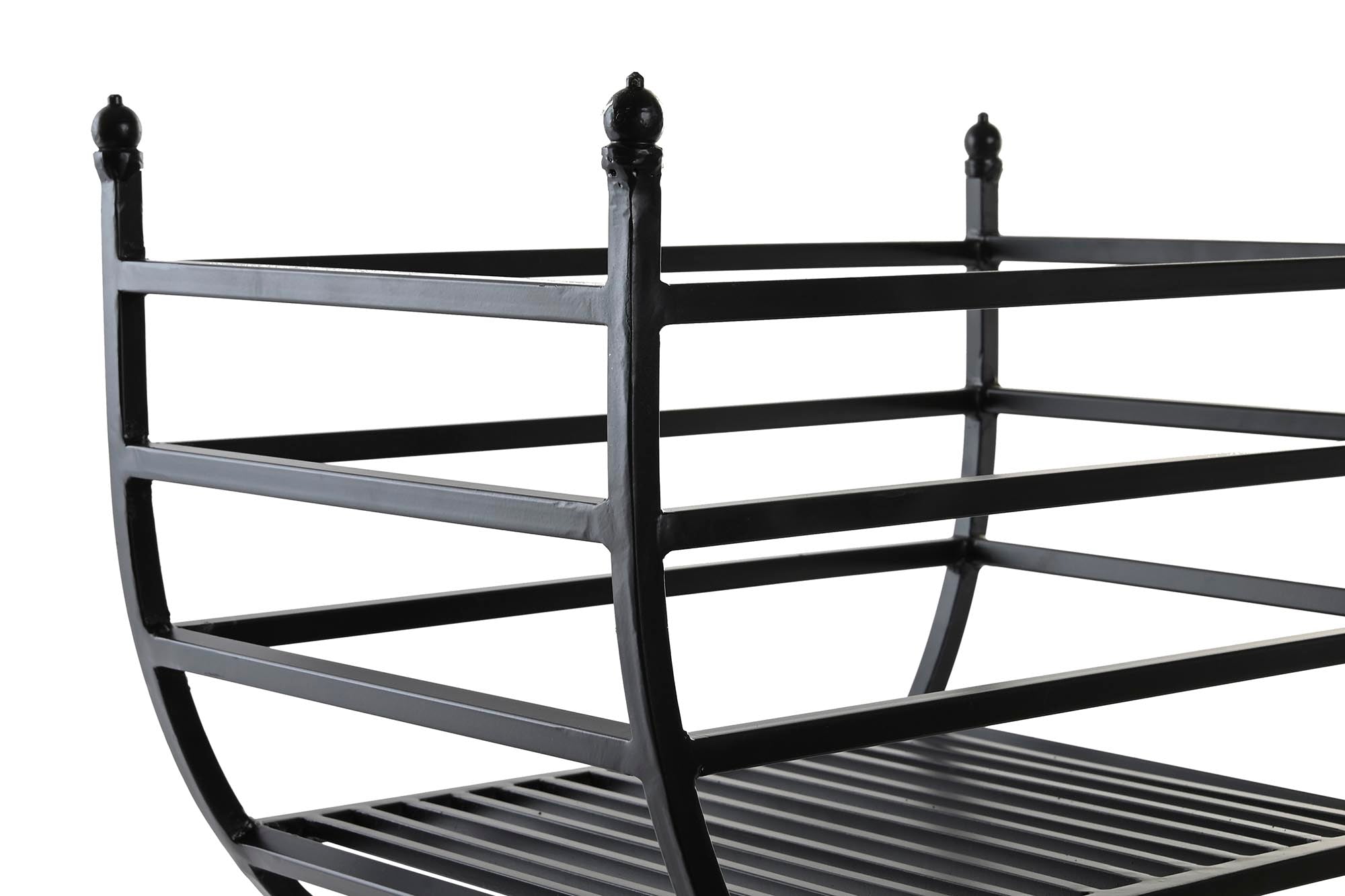 Galpão de Lenha de Aço 48x30x57 Preto