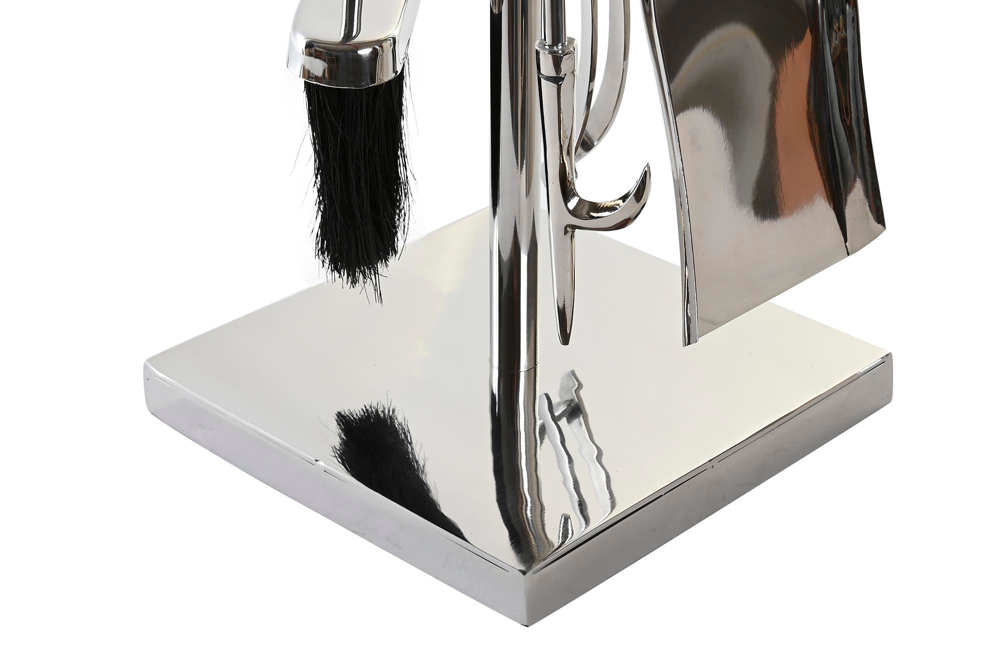 Chimenea Set 4 Inox Aluminio 11X3X69 Niquelado