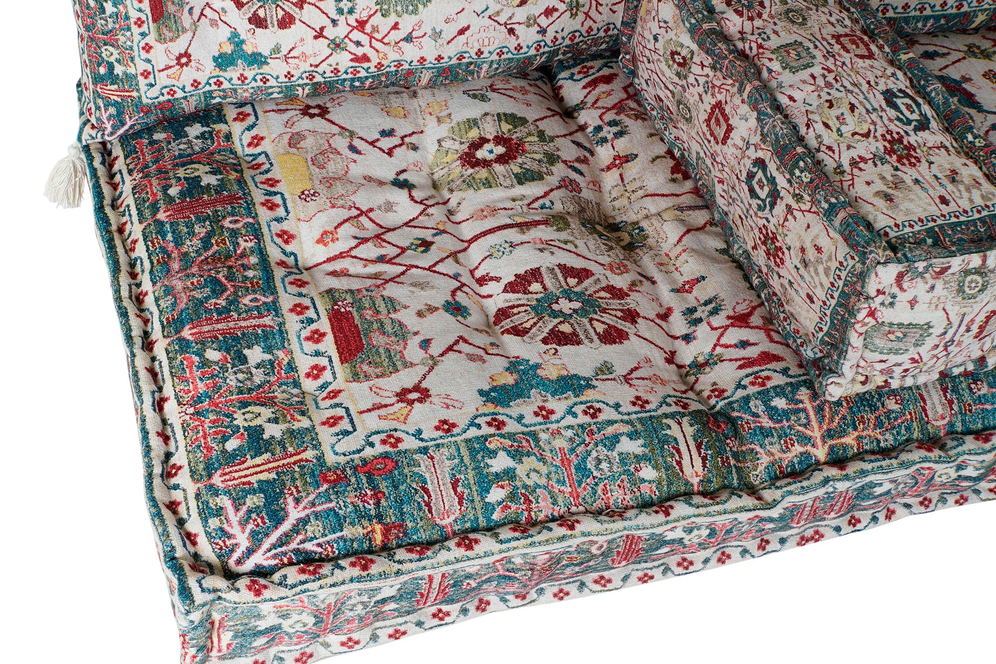 Sillon Set 4 Algodon 155X76X65 Doble Multicolor
