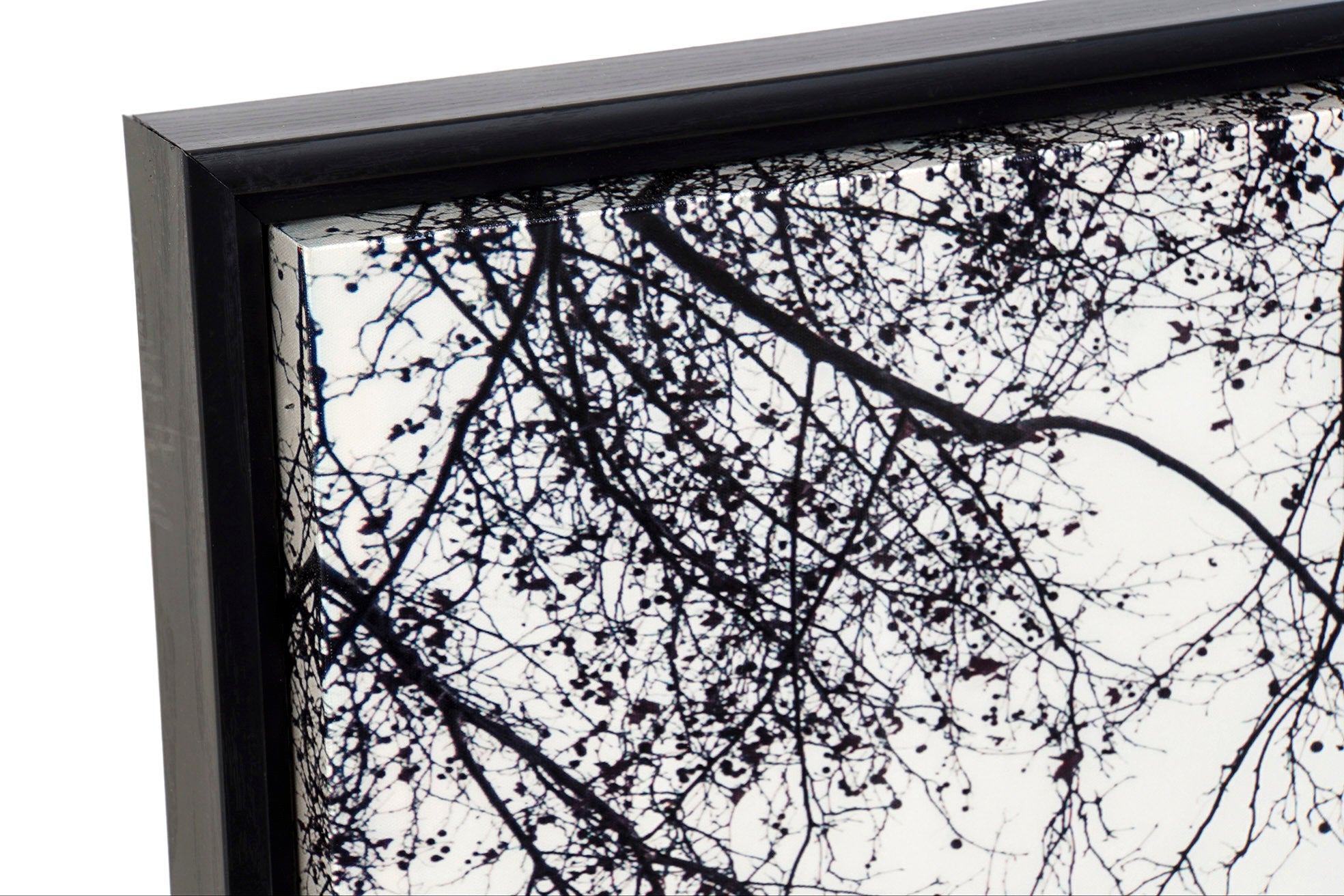 Cuadro Lienzo Ps 144X3,5X84 Paris Enmarcado Blanco