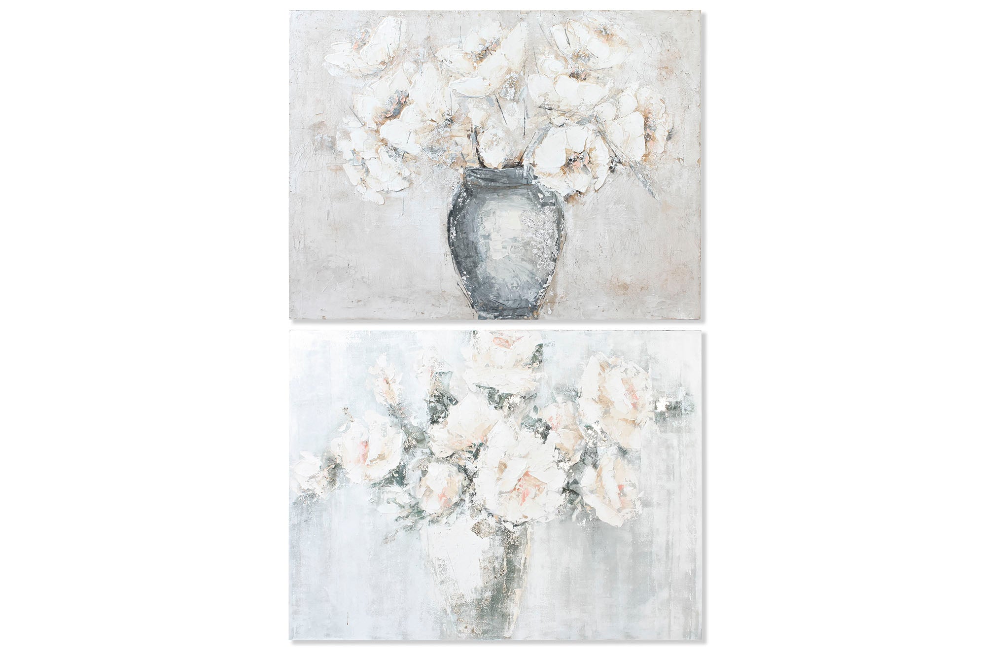 Cuadro Lienzo 120X3,8X90 Jarron Con Flores 2 Surt.