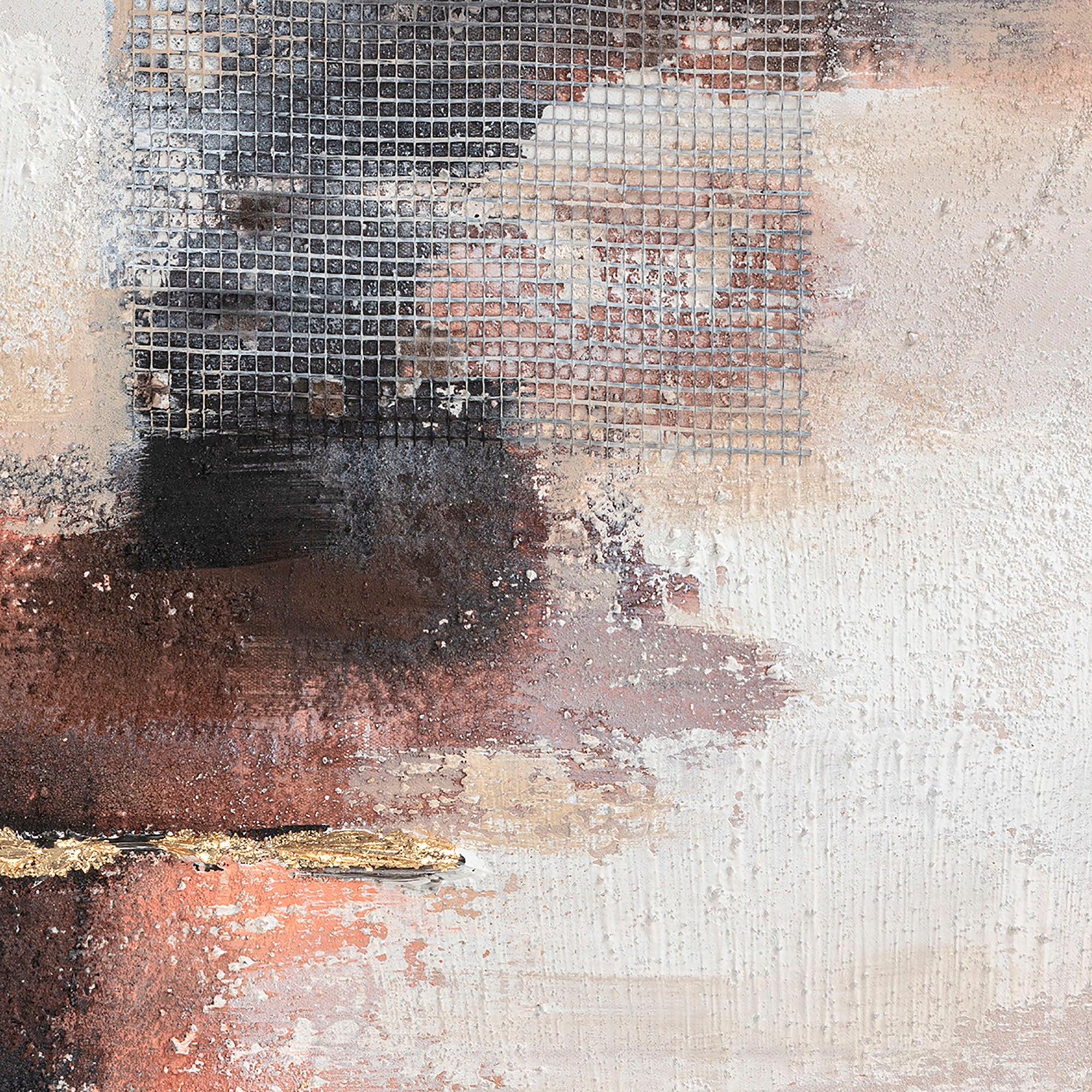 Cuadro Lienzo Pino 90X2,4X90 Abstracto 2 Surt.