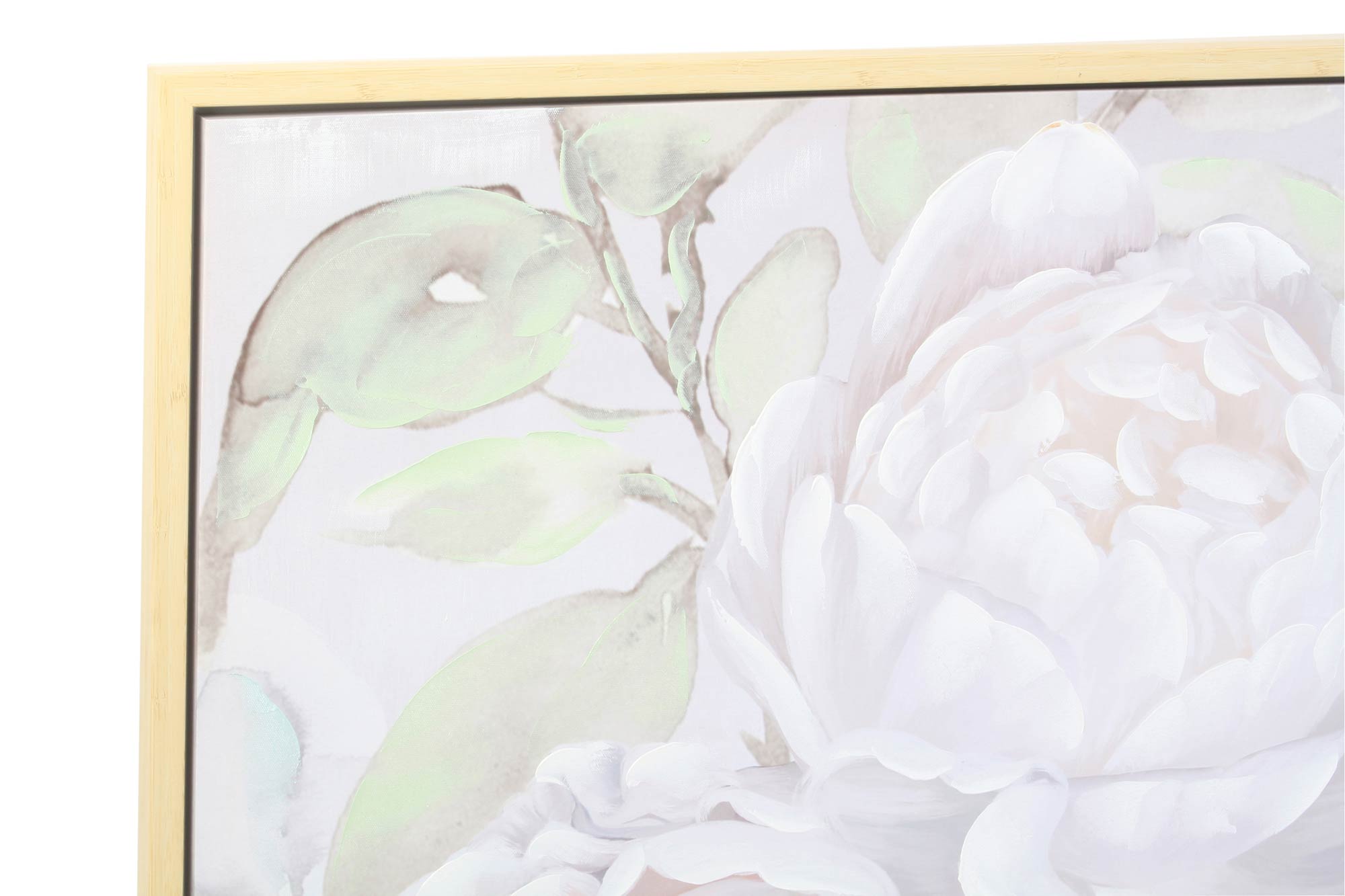 Cuadro Lienzo 80X4X80 Flores Enmarcado 2 Surt.