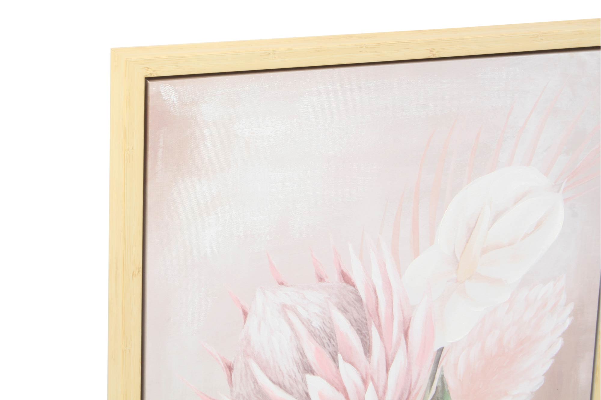 Cuadro Lienzo Ps 50X4X70 Florero Enmarcado 2 Surt.