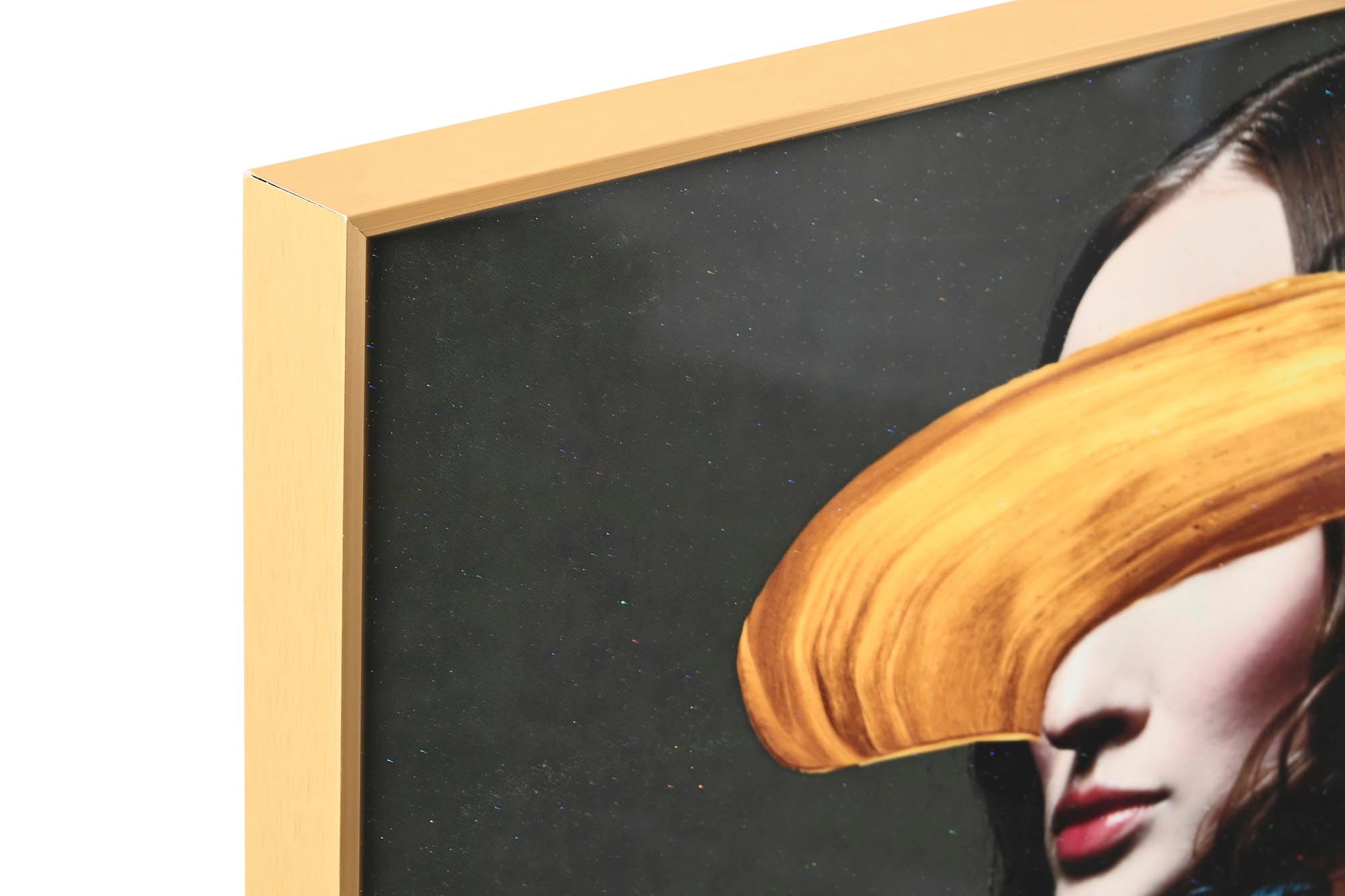 Cuadro Aluminio Mdf 60X3X80 Mujer Moderna 3 Surt.