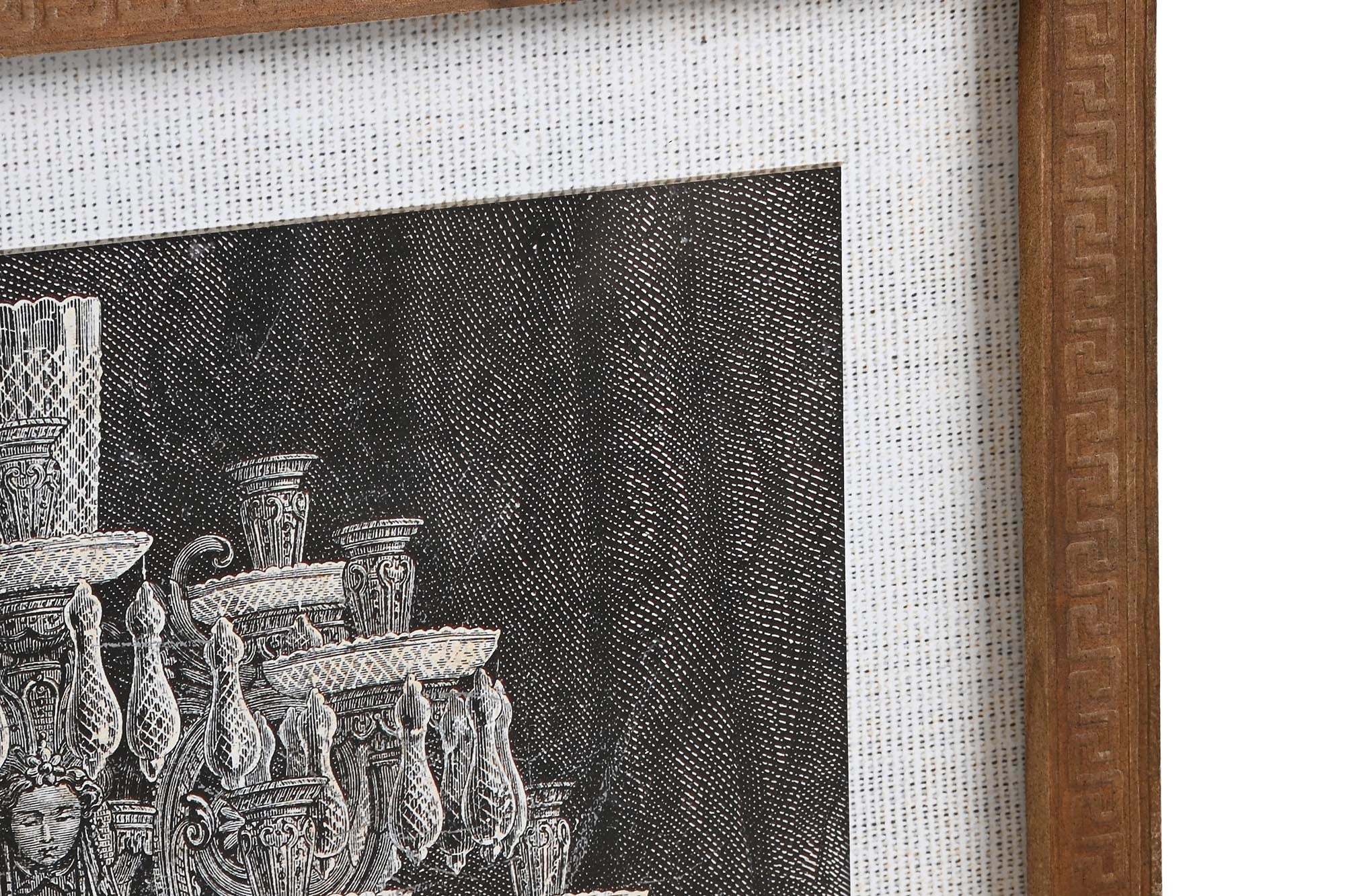 Glass Fir Picture 50X2X70 Lamp 2 Assorted.