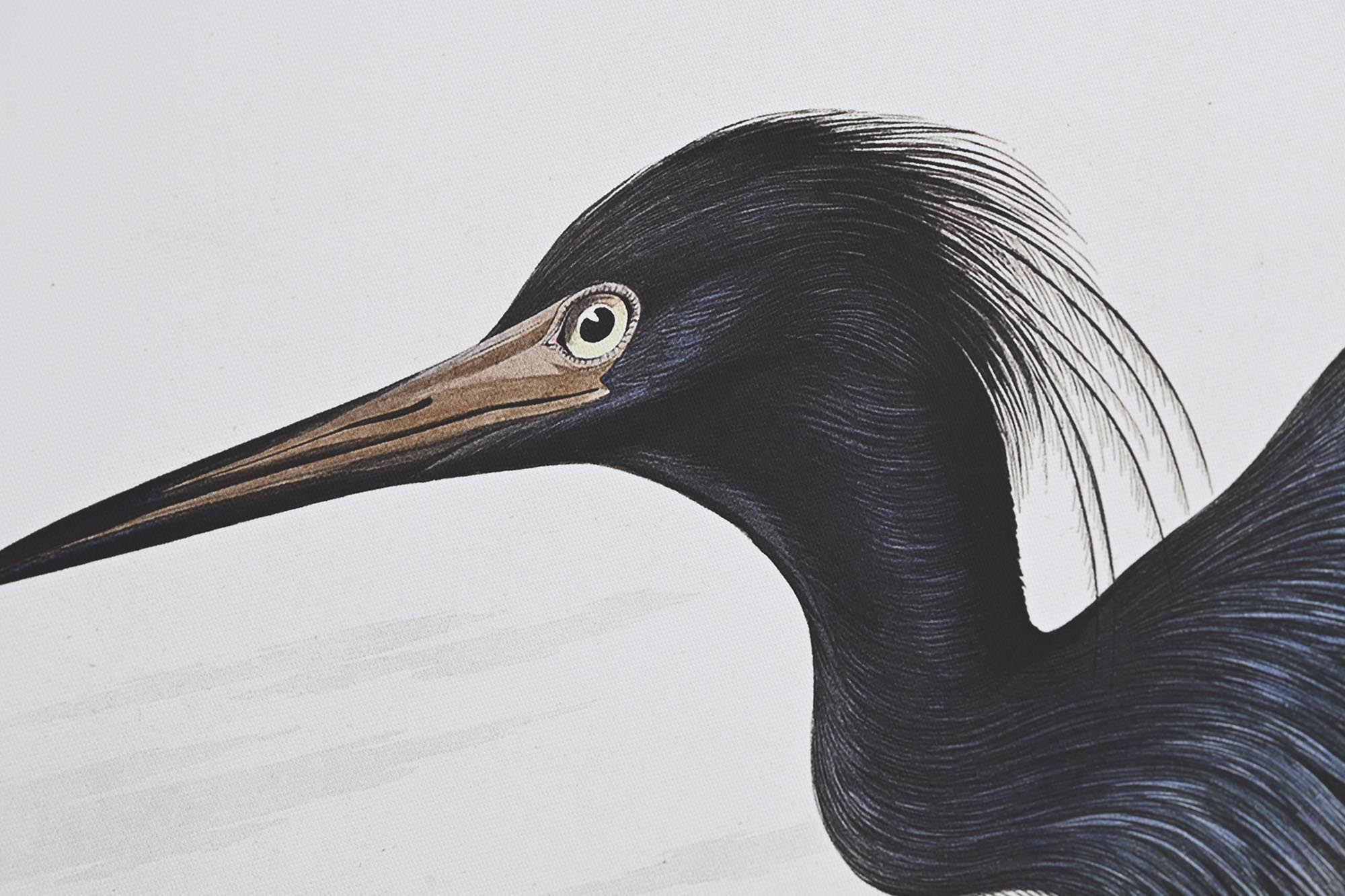 Ps Canvas Picture 63X4X93 Heron Framed 2 Assorted.