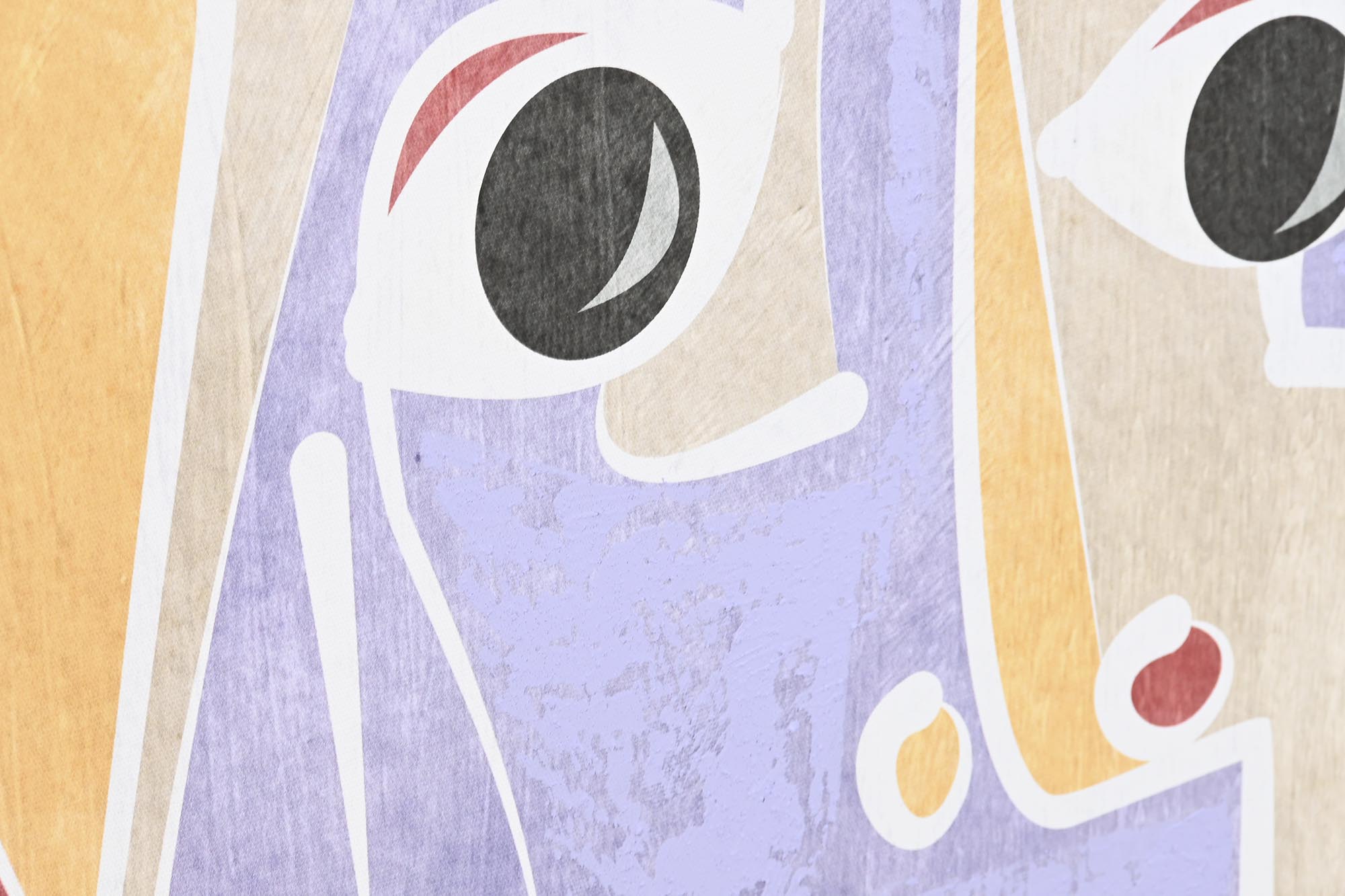 Ps Canvas Painting 83X4X83 Faces Abstract 2 Assortment.