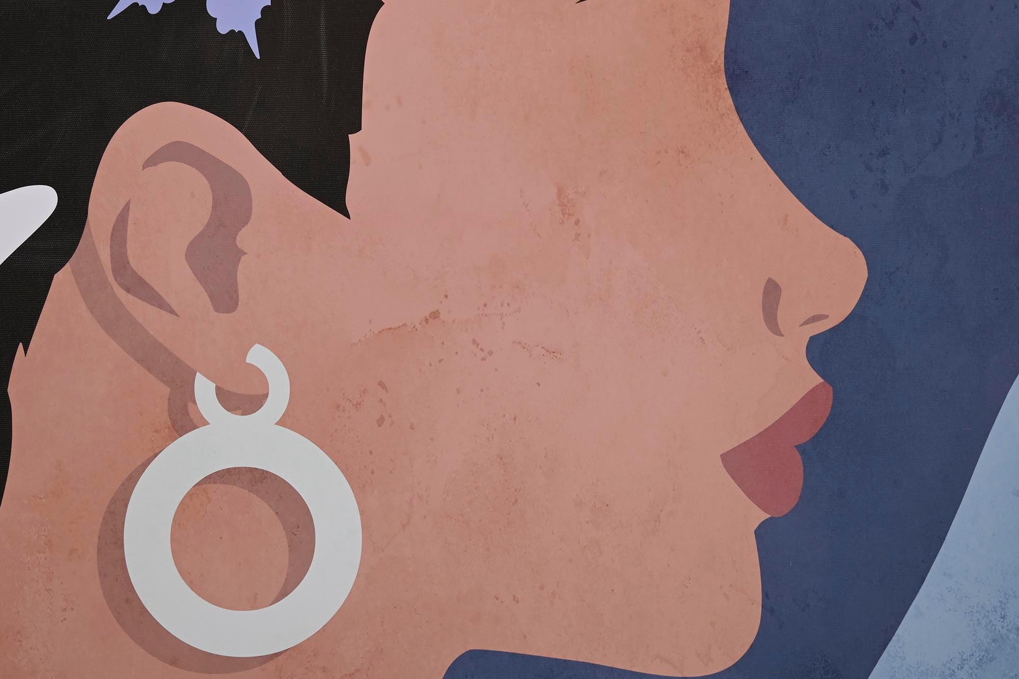 Pintura em tela Ps 103X4,5X103 Mulher 2 sortimentos.