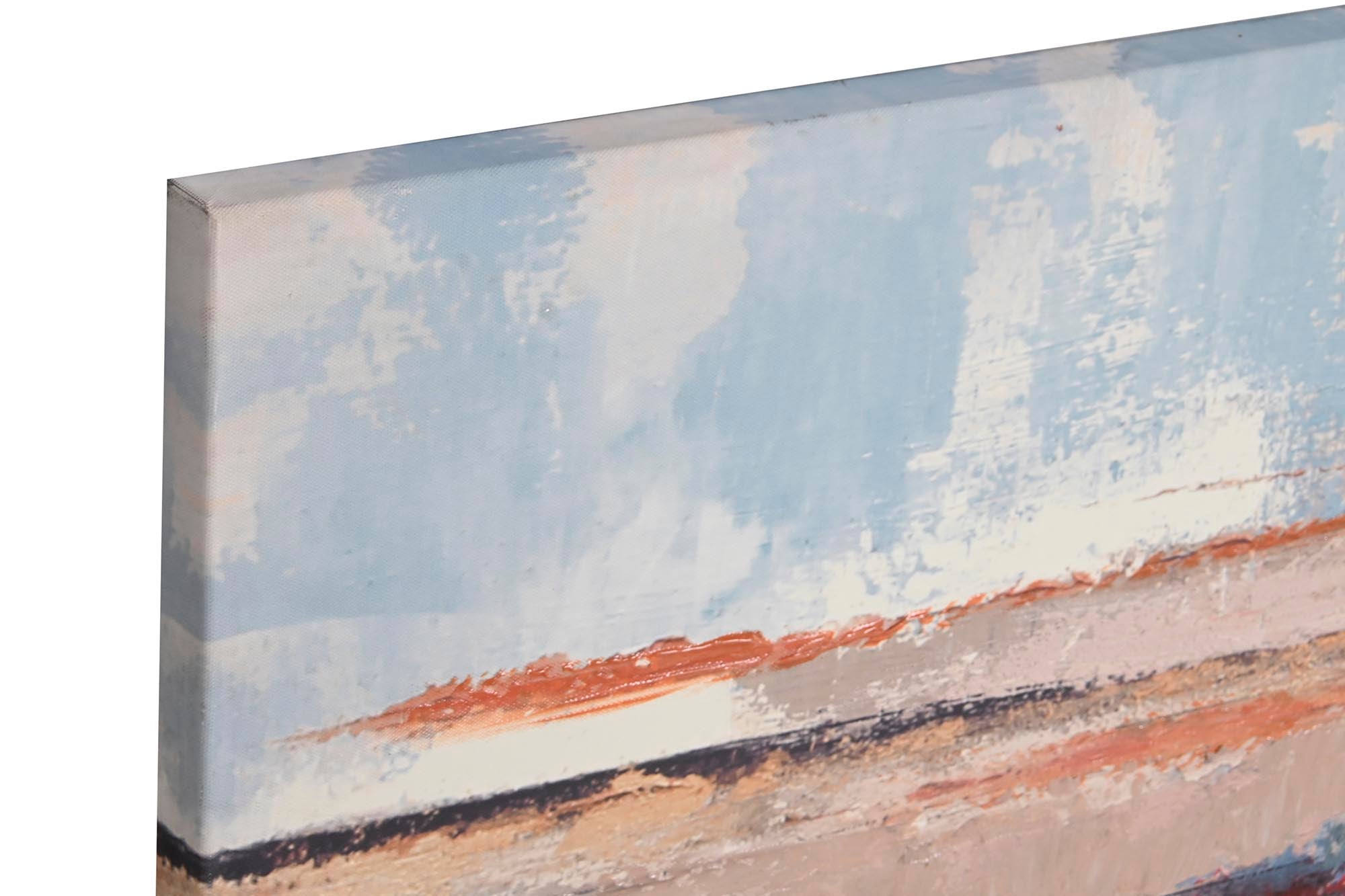 Pintura em tela Mdf 140X2,8X70 Abstrata 2 sortidas.