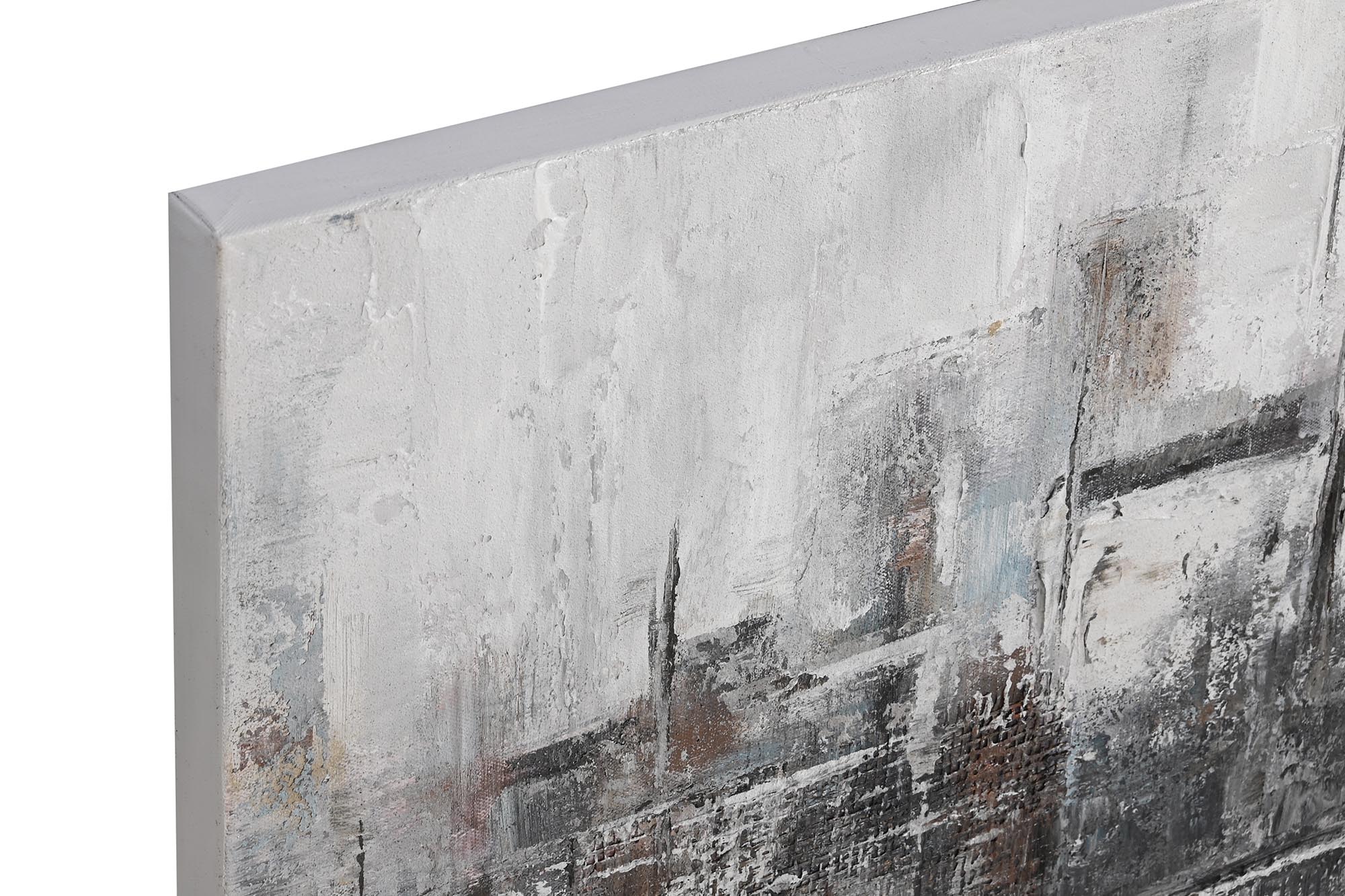 Pintura em tela 120X2,8X60 Cidade abstrata 2 sortimentos