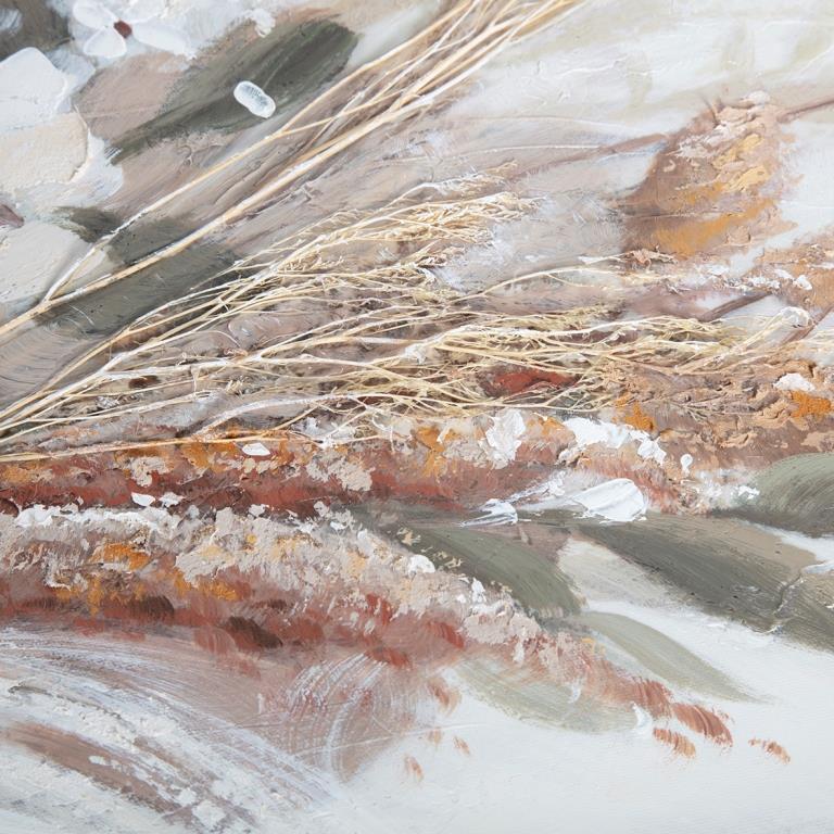 Pintura em tela Pinho 90X3,7X120 Flores 2 sortidas.