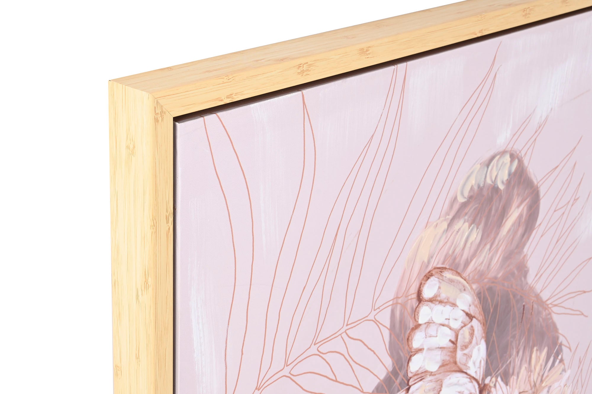 Canvas Painting Ps 80X3.7X120 Girl Flowers 2 Assorted.