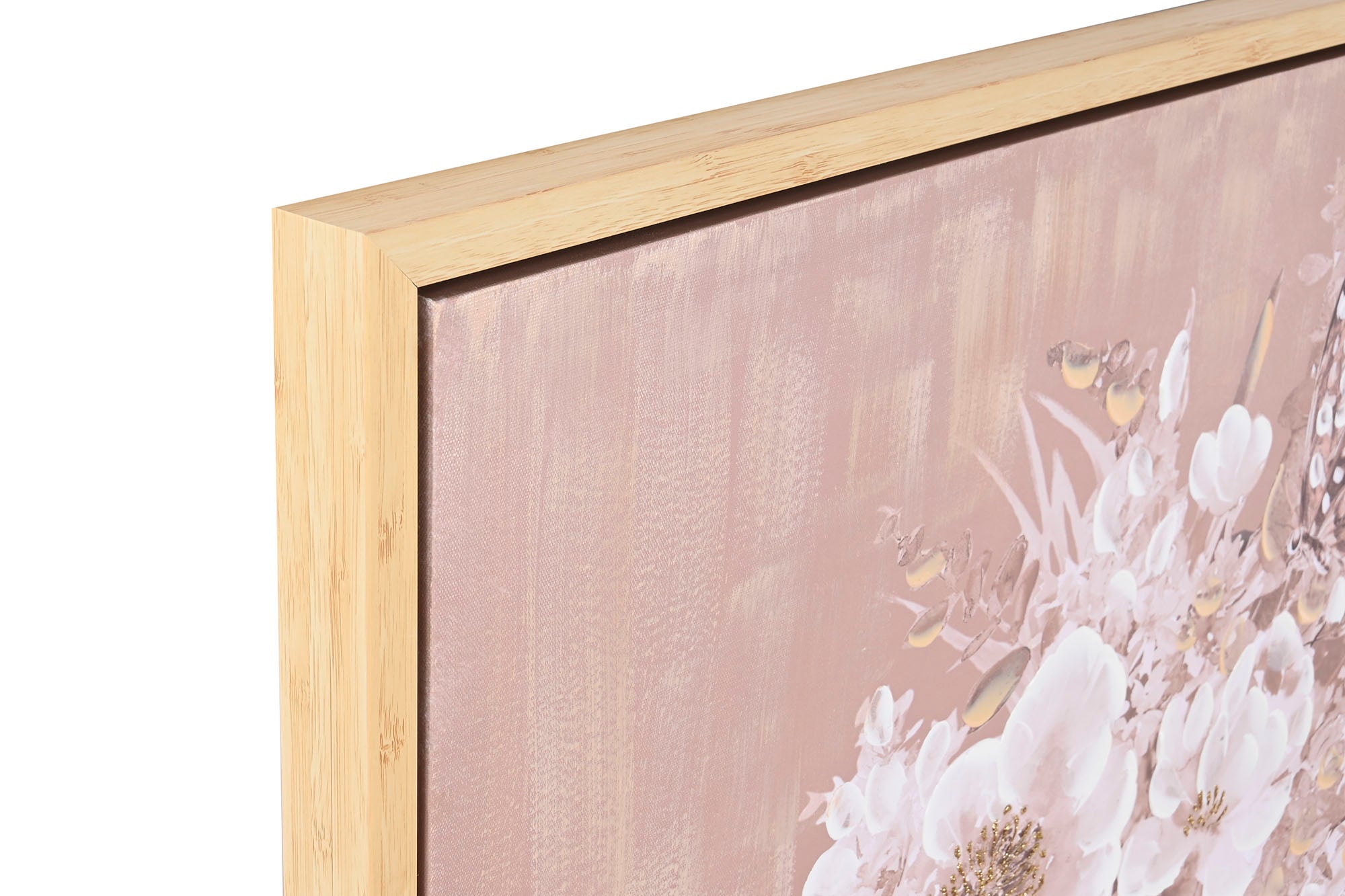 Cuadro Lienzo Ps 80X3,7X120 Chica Flores 2 Surt.