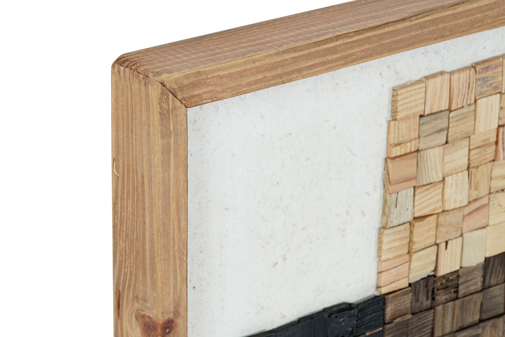 Estrutura de madeira reciclada 42X4X62 Natural