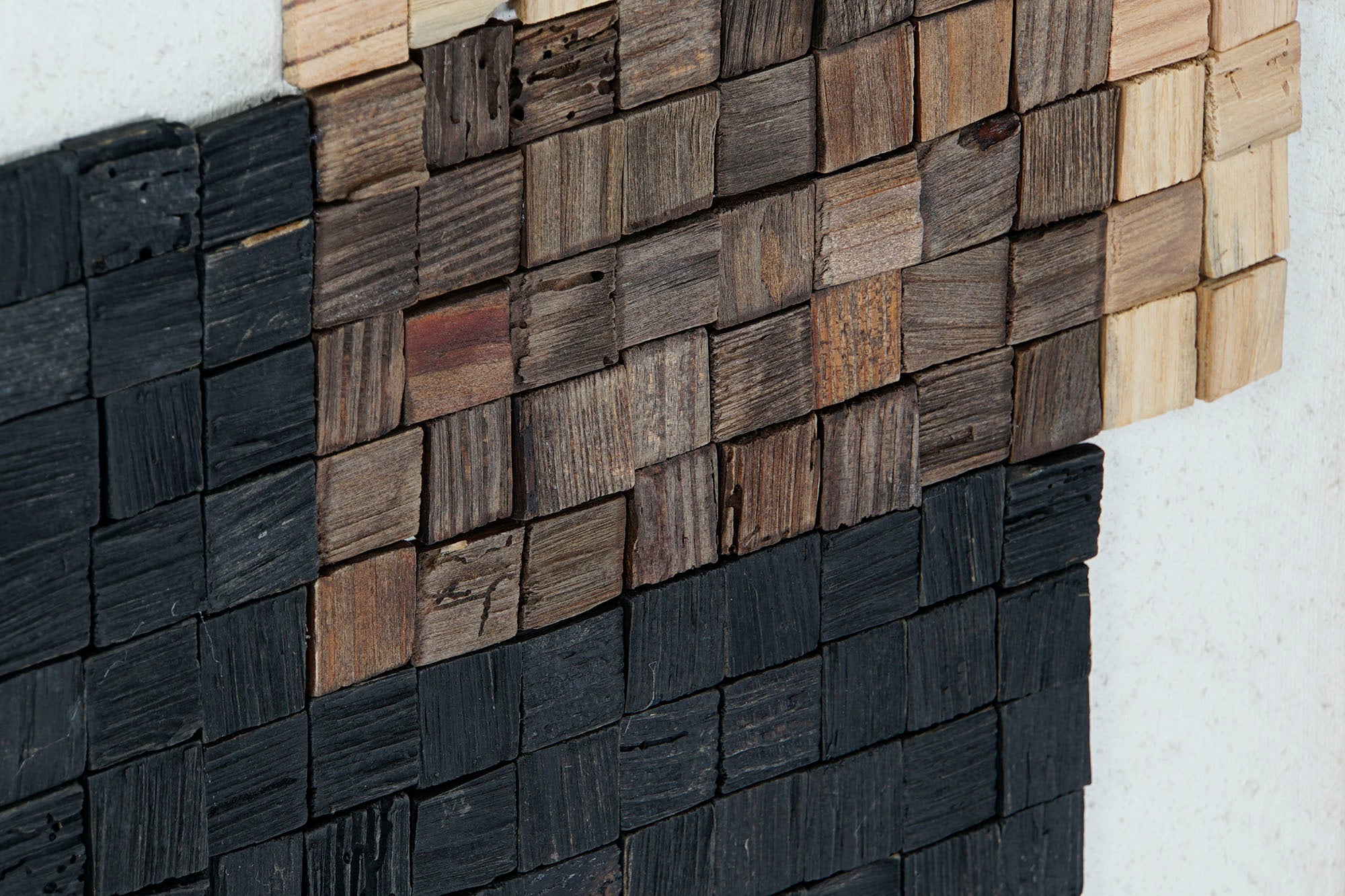 Estrutura de madeira reciclada 42X4X62 Natural