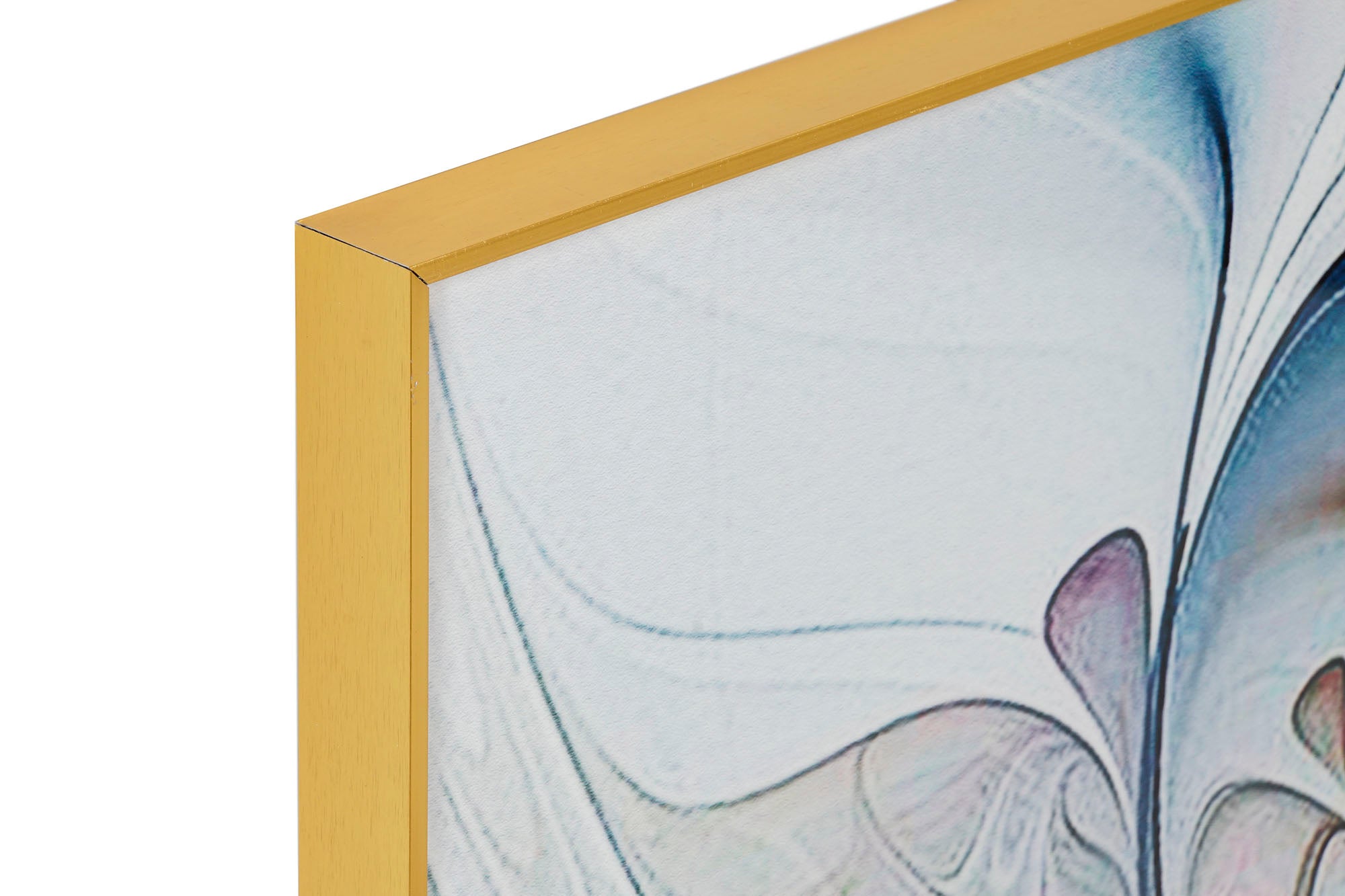 Moldura de alumínio MDF 80X3X80 Porcelana 2 sortidas