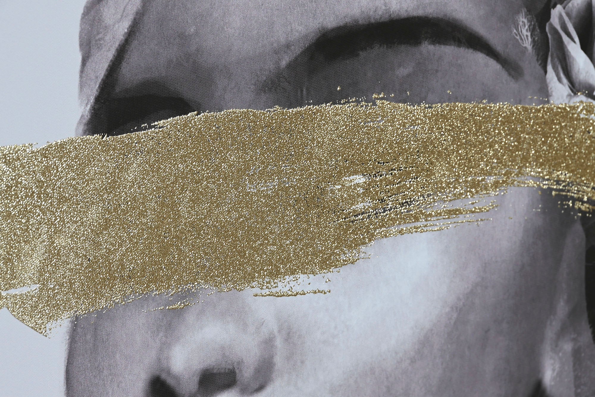 Pintura em tela pinho 70X3,7X100 Menina Dourada 2 sortimentos.