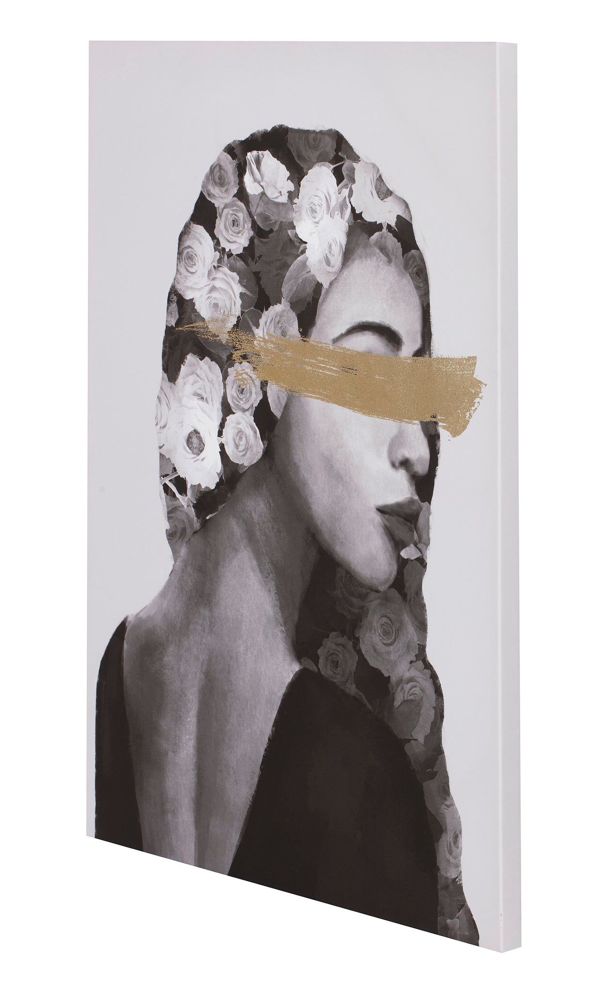 Pintura em tela pinho 70X3,7X100 Menina Dourada 2 sortimentos.