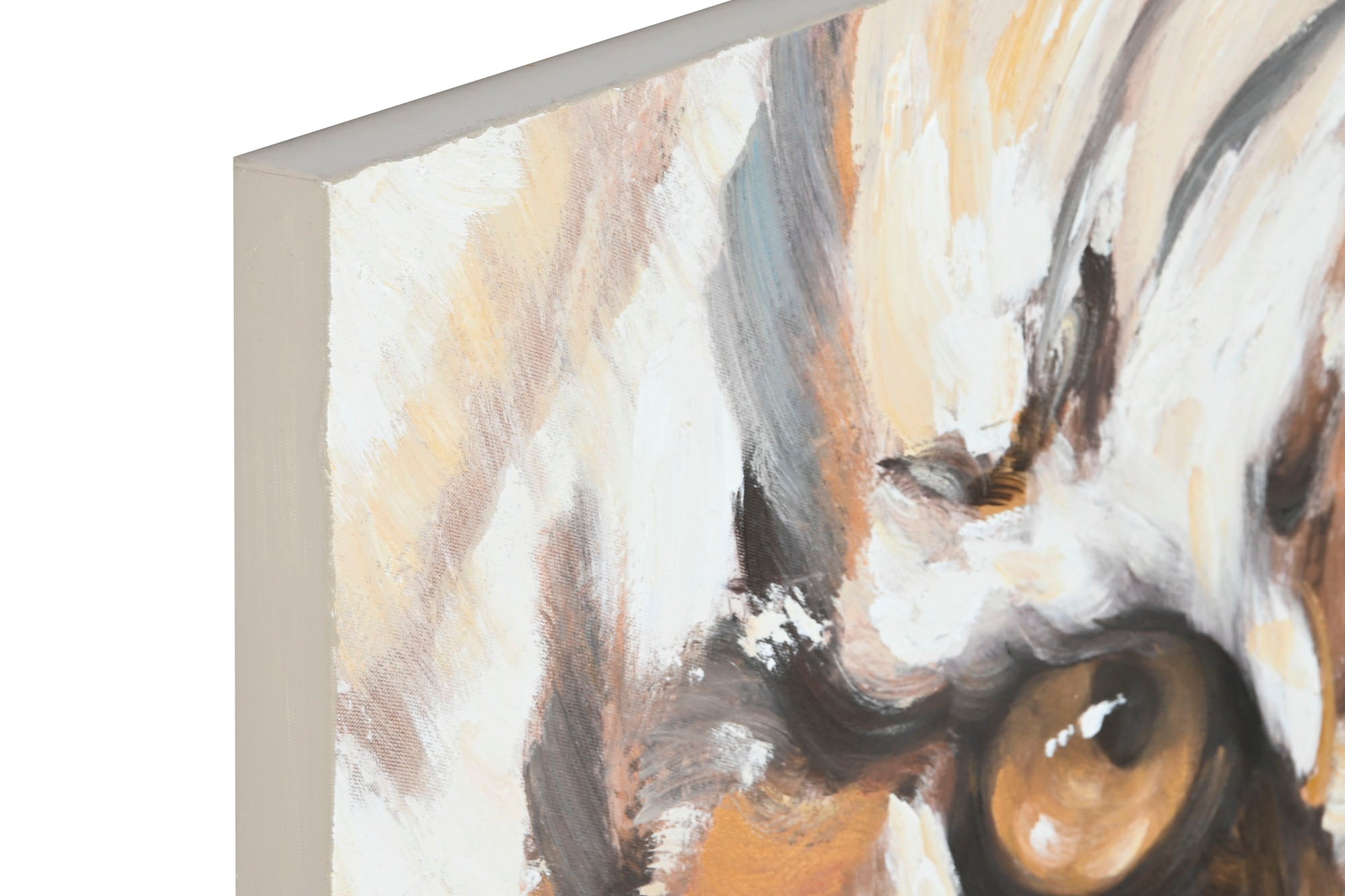 Quadro em tela pinho 80x3,7x100 tigre 2 sortidos.