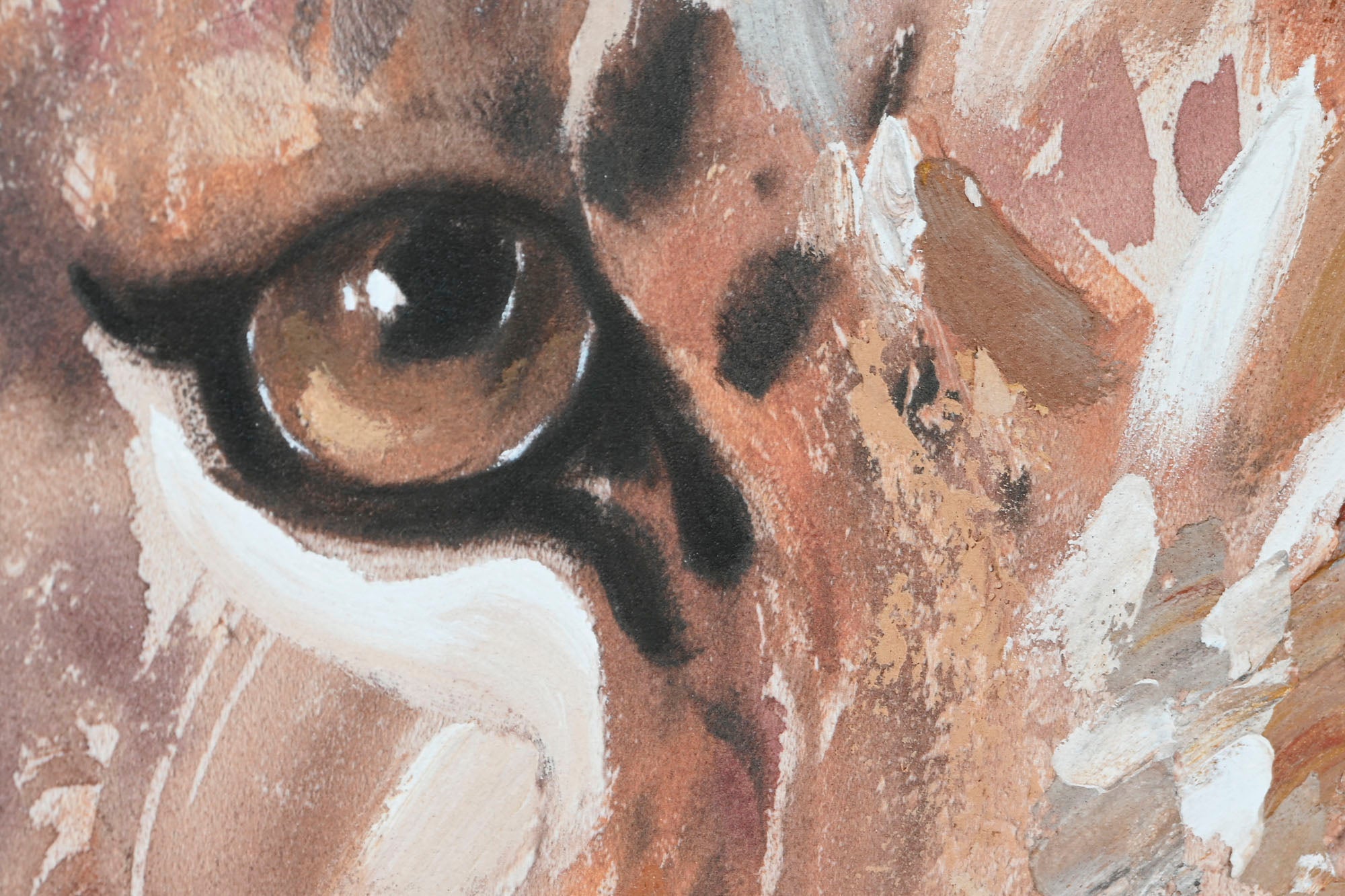 Quadro em tela pinho 80x3,7x100 tigre 2 sortidos.