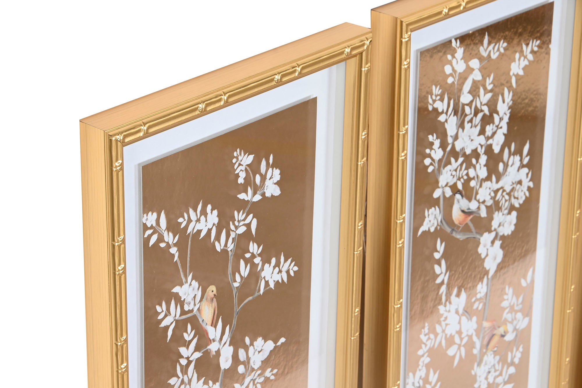 Quadro de Cristal Ps 30X3,5X60 Galhos 3 Sortidos.