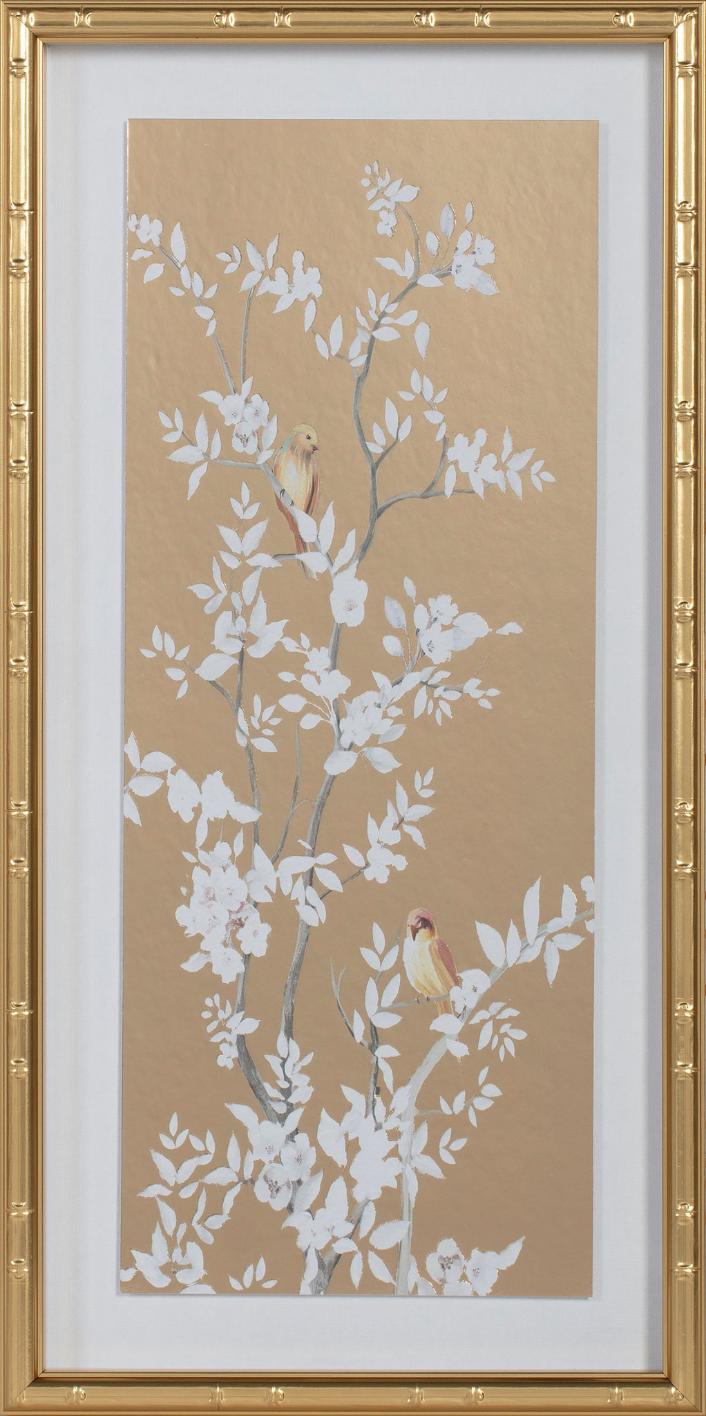 Quadro de Cristal Ps 30X3,5X60 Galhos 3 Sortidos.