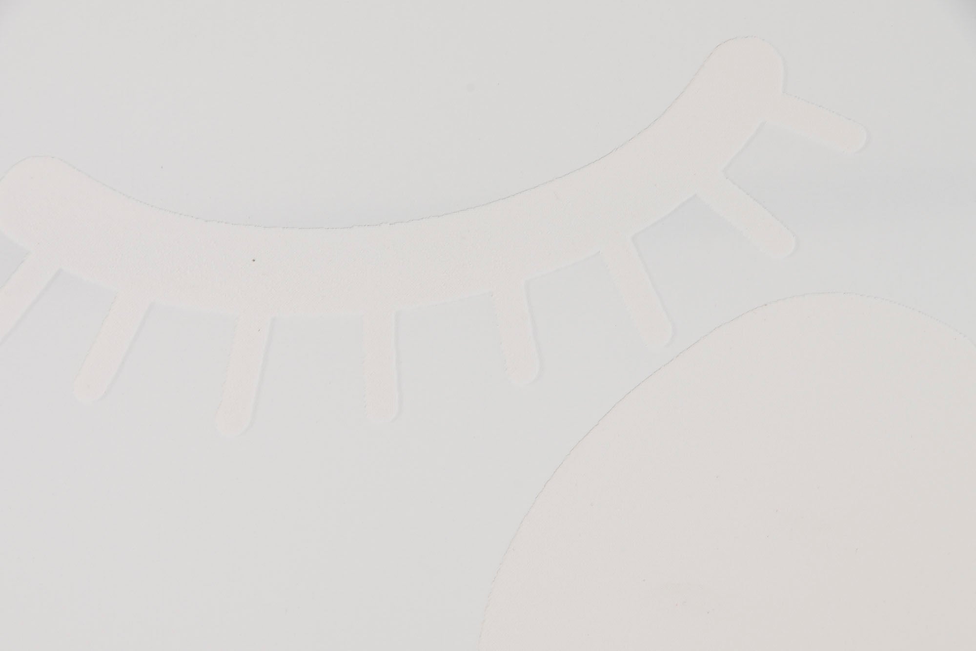 Canvas Foam Painting 103X4.5X143 Woman 3D White