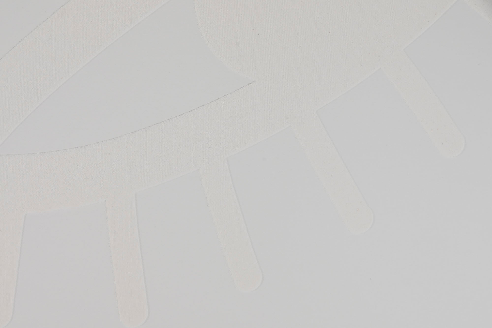 Pintura em espuma em tela 103x4,5x143 rosto abstrato 3D