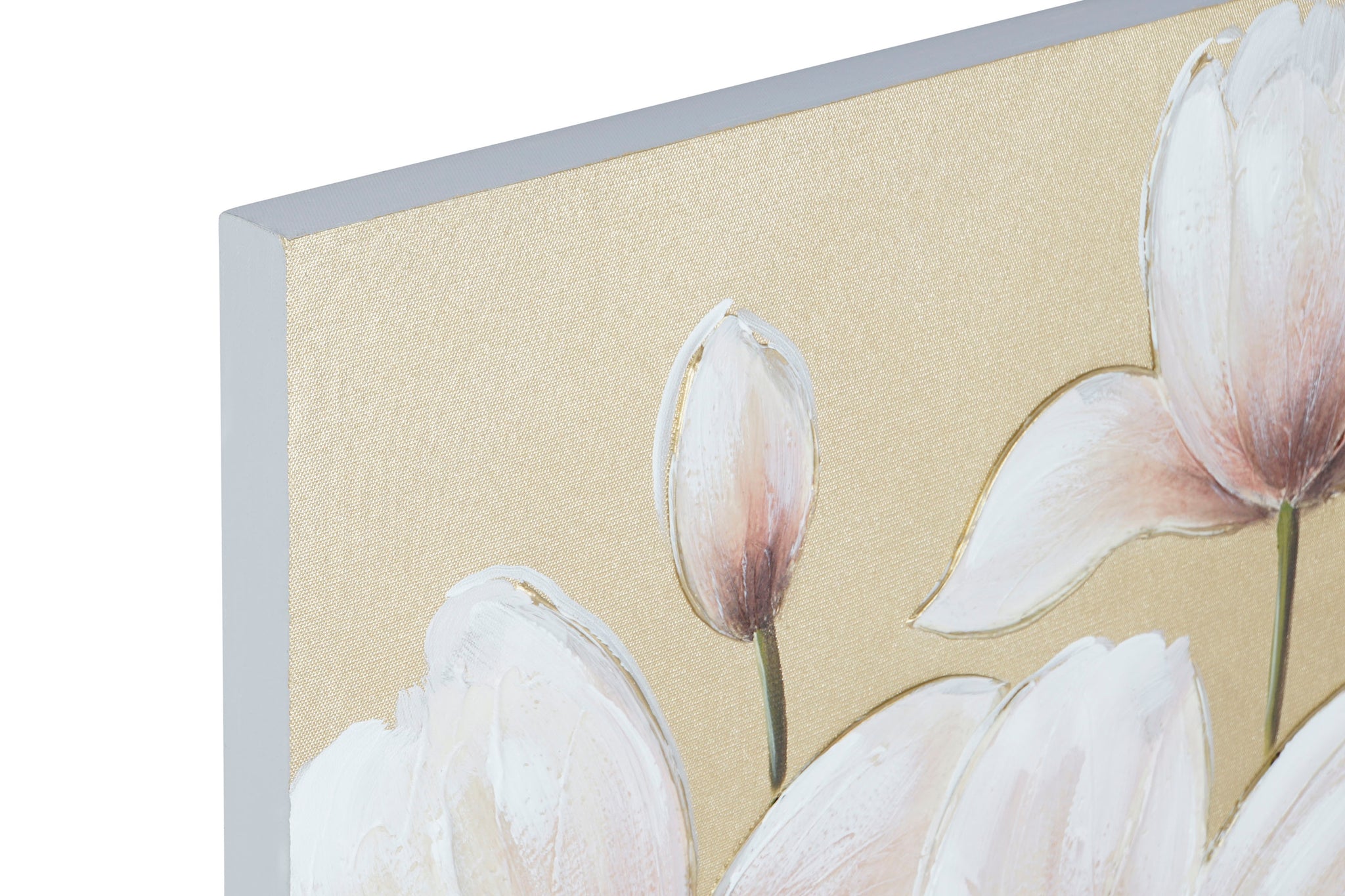 Quadro em tela MDF 80X2,8X80 Papoulas 2 sortidas.