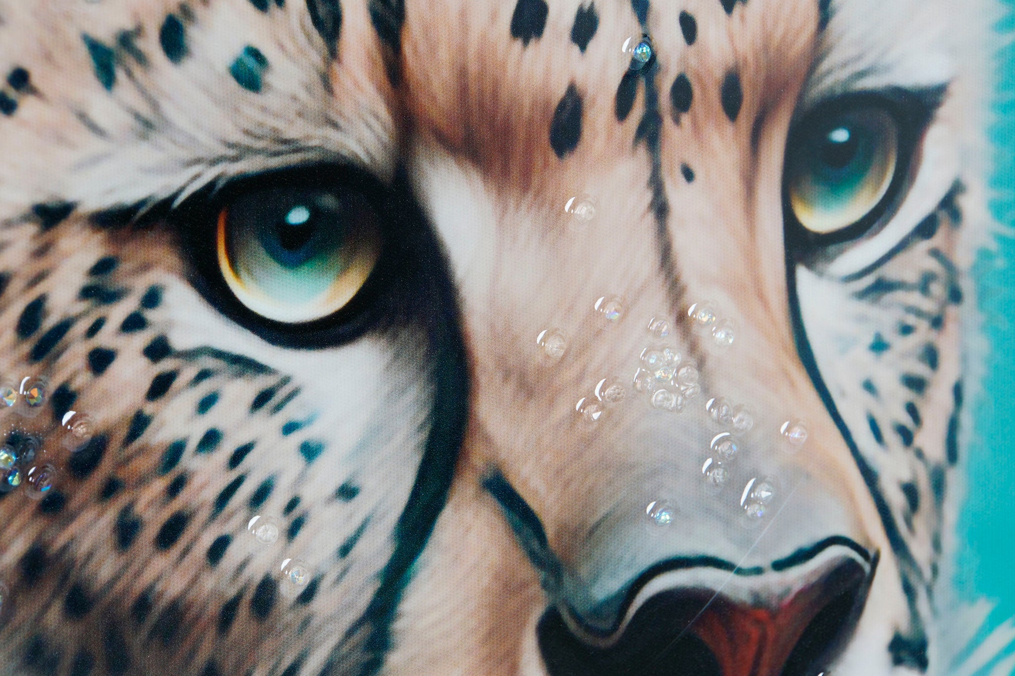 Cuadro Lienzo Ps 63,5X3,5X93 Leon Leopardo 2 Surt.