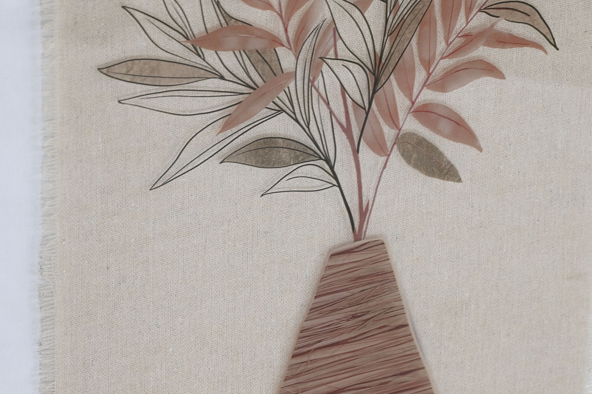 Cuadro Cristal Ps 42,5X3X52 Jarron 3 Surt.