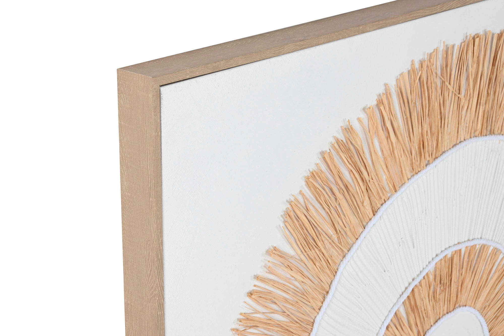 Jute Canvas Painting 92X4.5X92 Boho 2 Assorted.