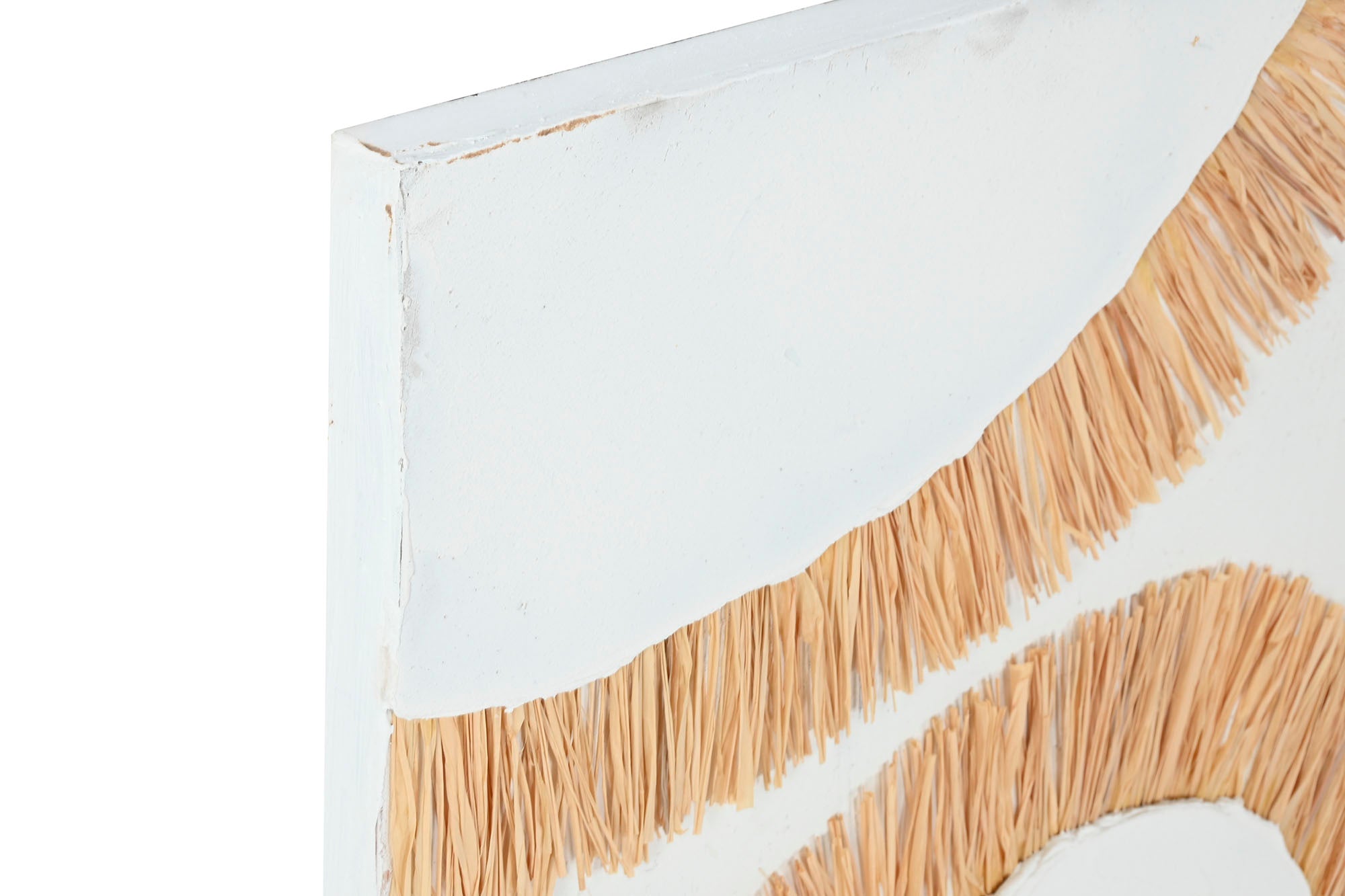 Moldura de tela de juta 60X3X80 Boho 2 sortidas.