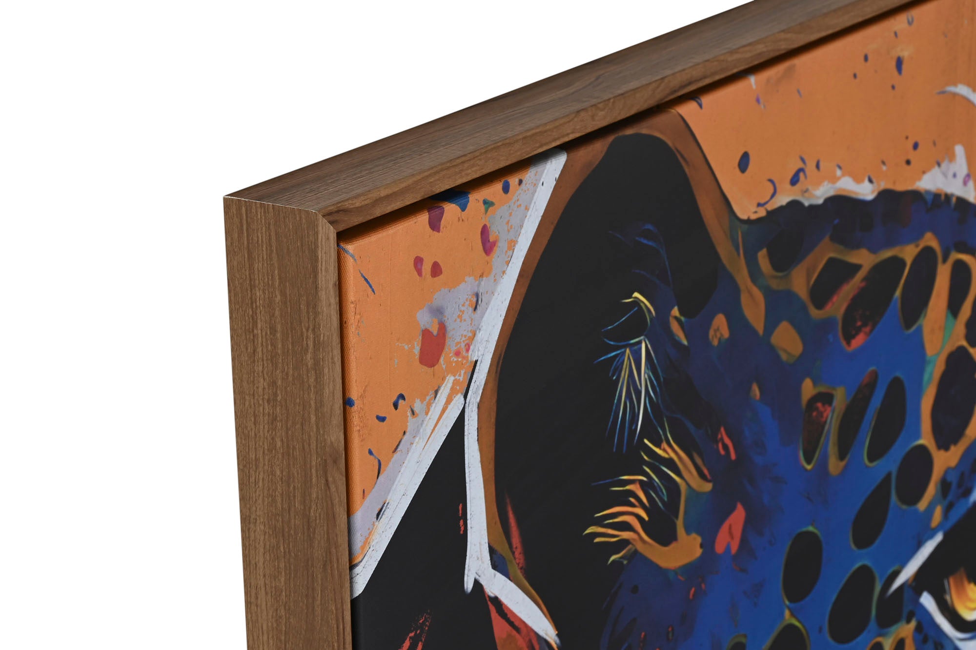 Pintura em tela Ps 80X4,5X120 Leopardo 2 sortidos.