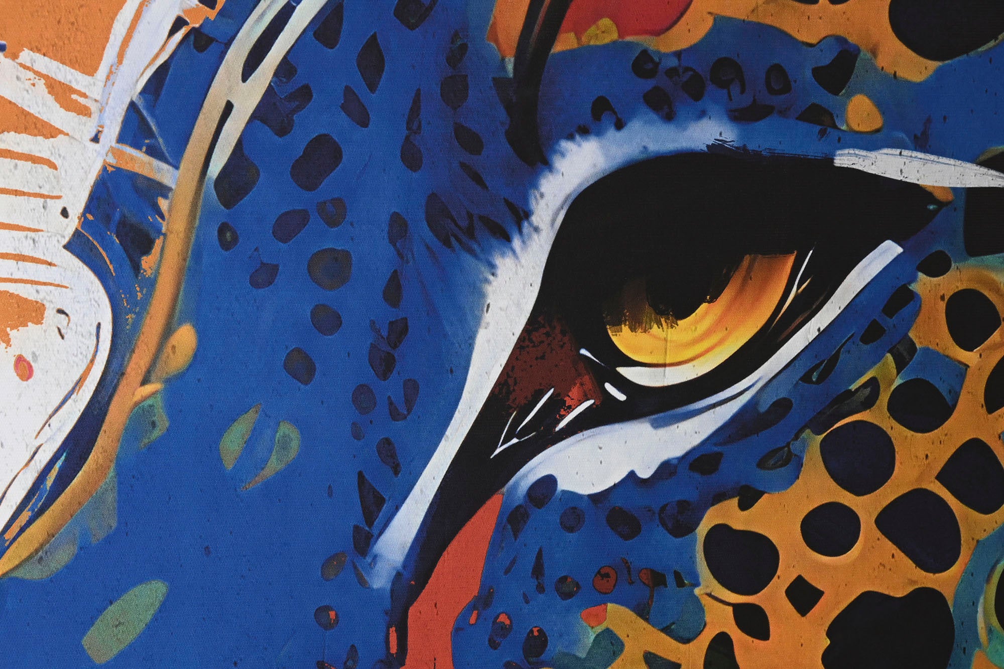 Pintura em tela Ps 80X4,5X120 Leopardo 2 sortidos.