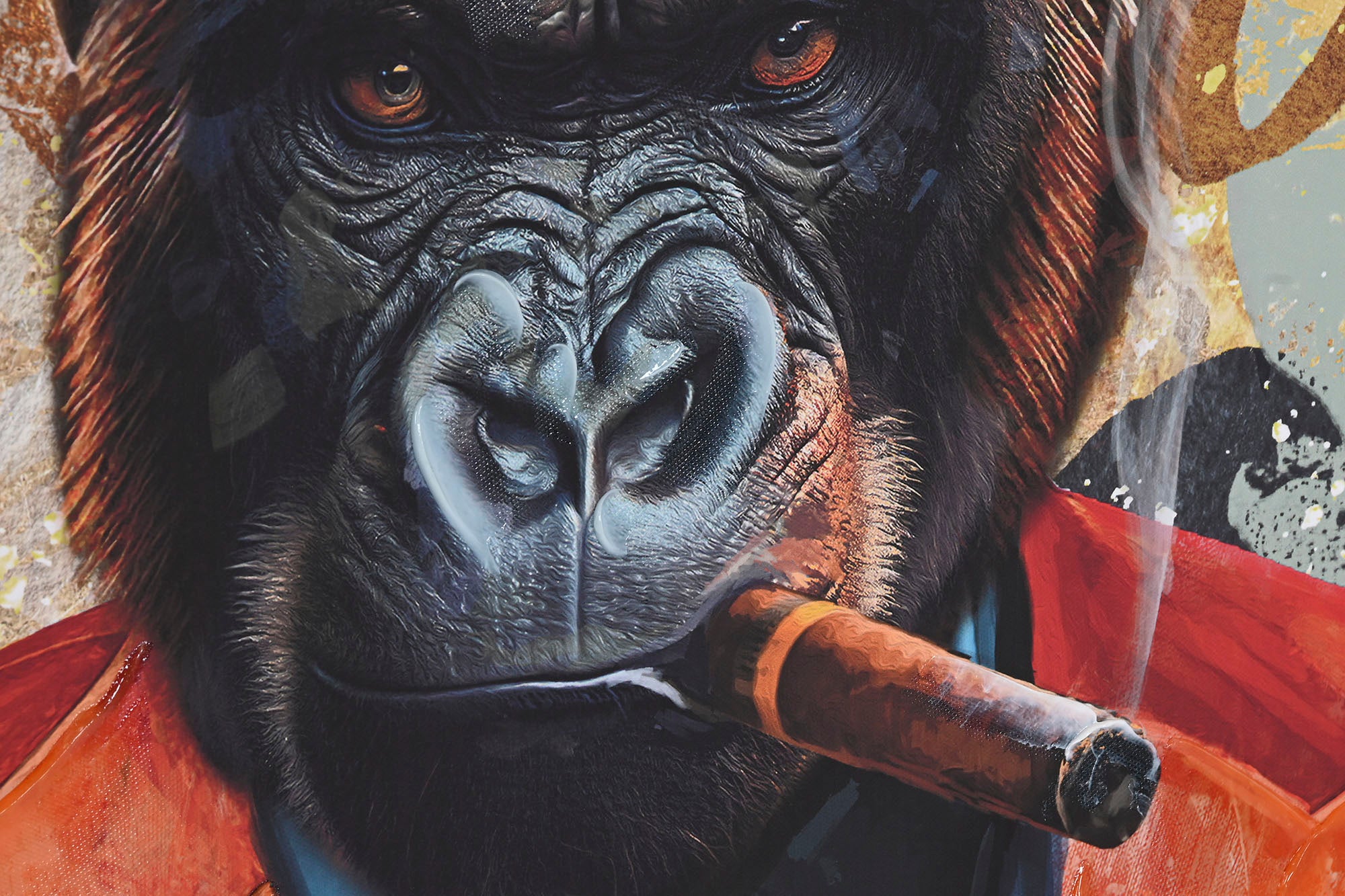 Cuadro Lienzo Ps 82,5X3,5X122,5 Gentleman 2 Surt.