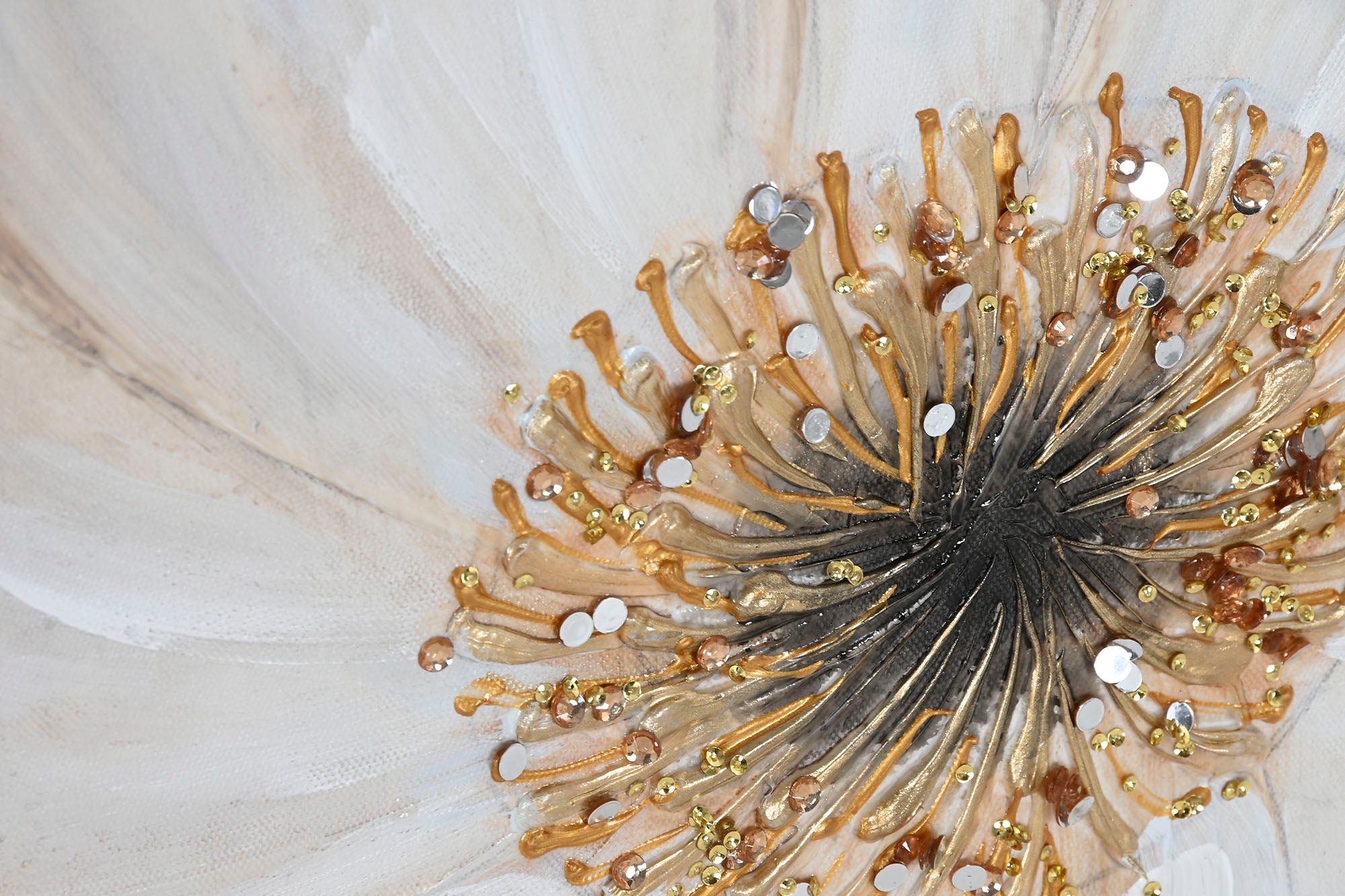 Cuadro Lienzo Mdf 60X3X60 Flor 2 Surt.