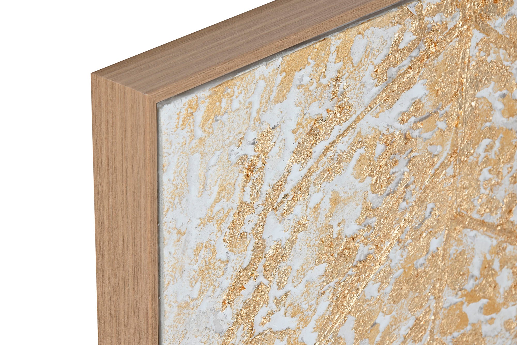 Cuadro Lienzo Mdf 82X4,5X82 Hojas 2 Surt.