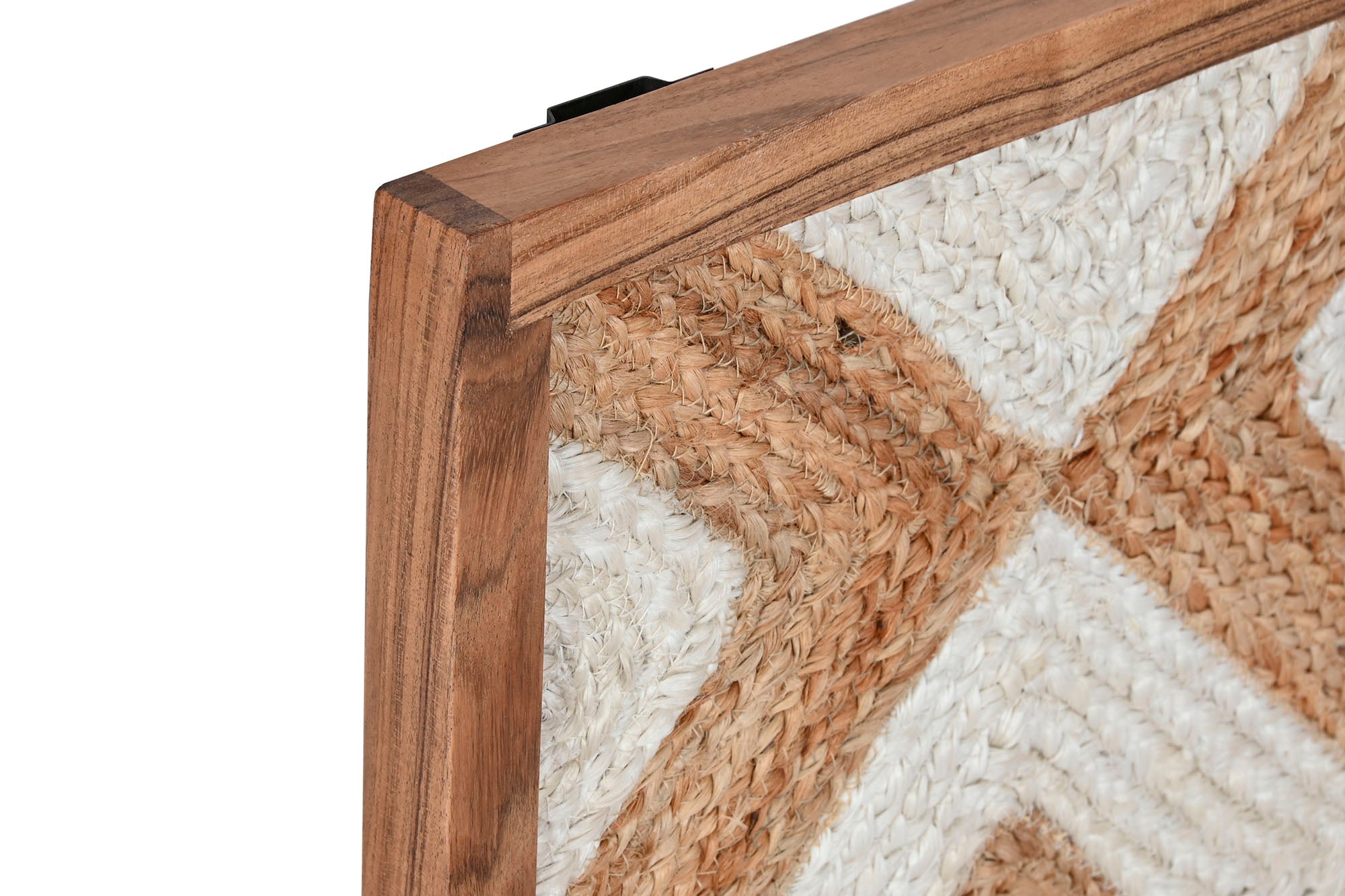 Jute Acacia Frame 40X3X60 Geometric 2 Assorted.
