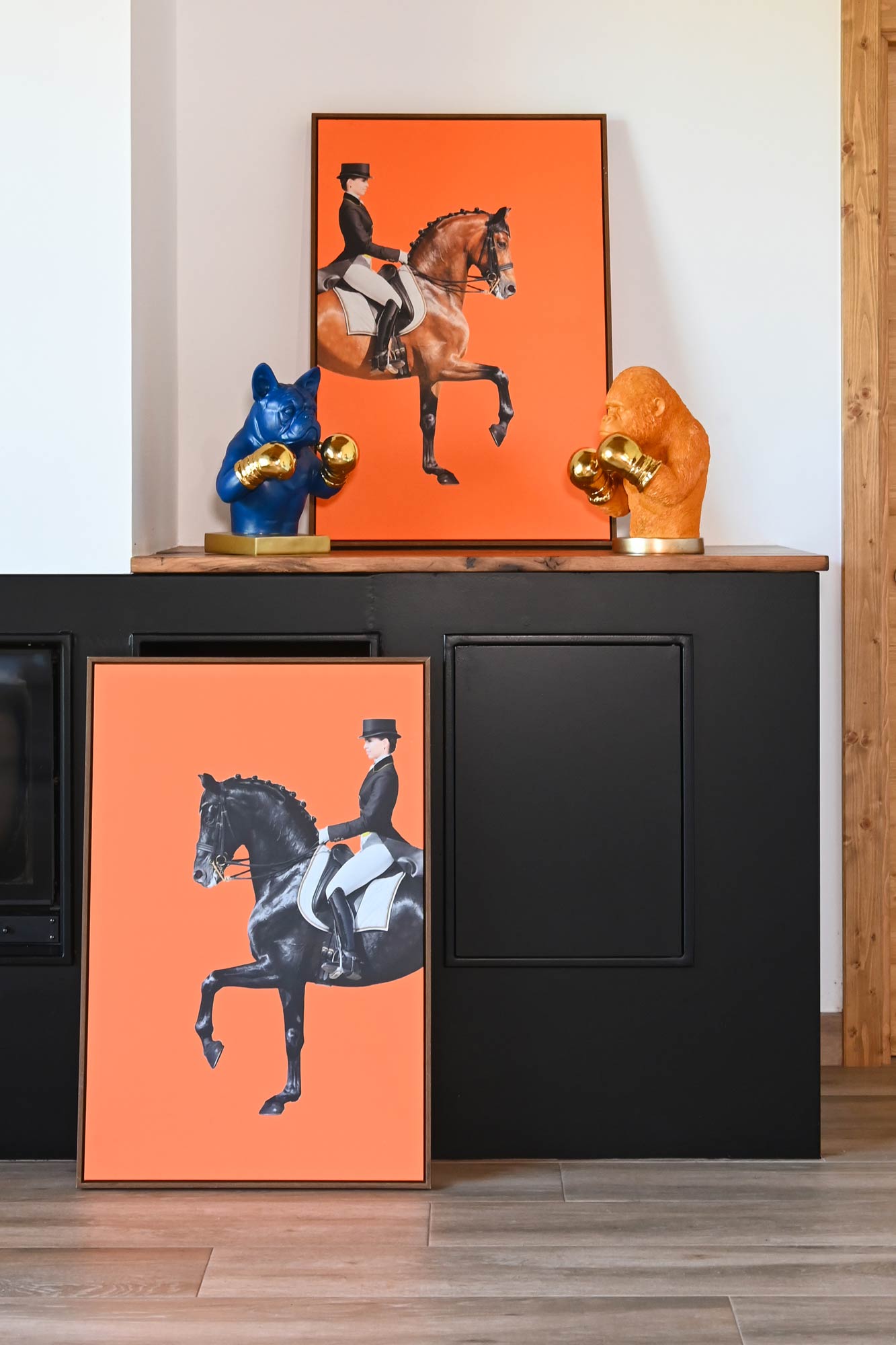 Canvas Painting Ps 60X4X90 Horse 2 Assortment.