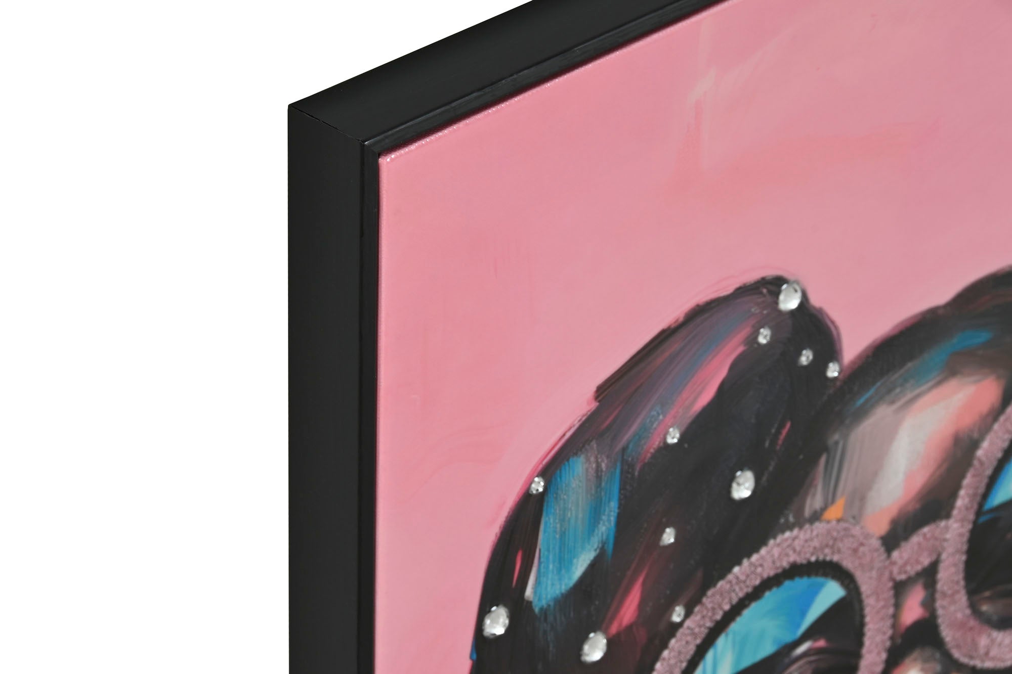 Pintura em tela Ps 50X3X70 Óculos para menina, 2 sortidos.