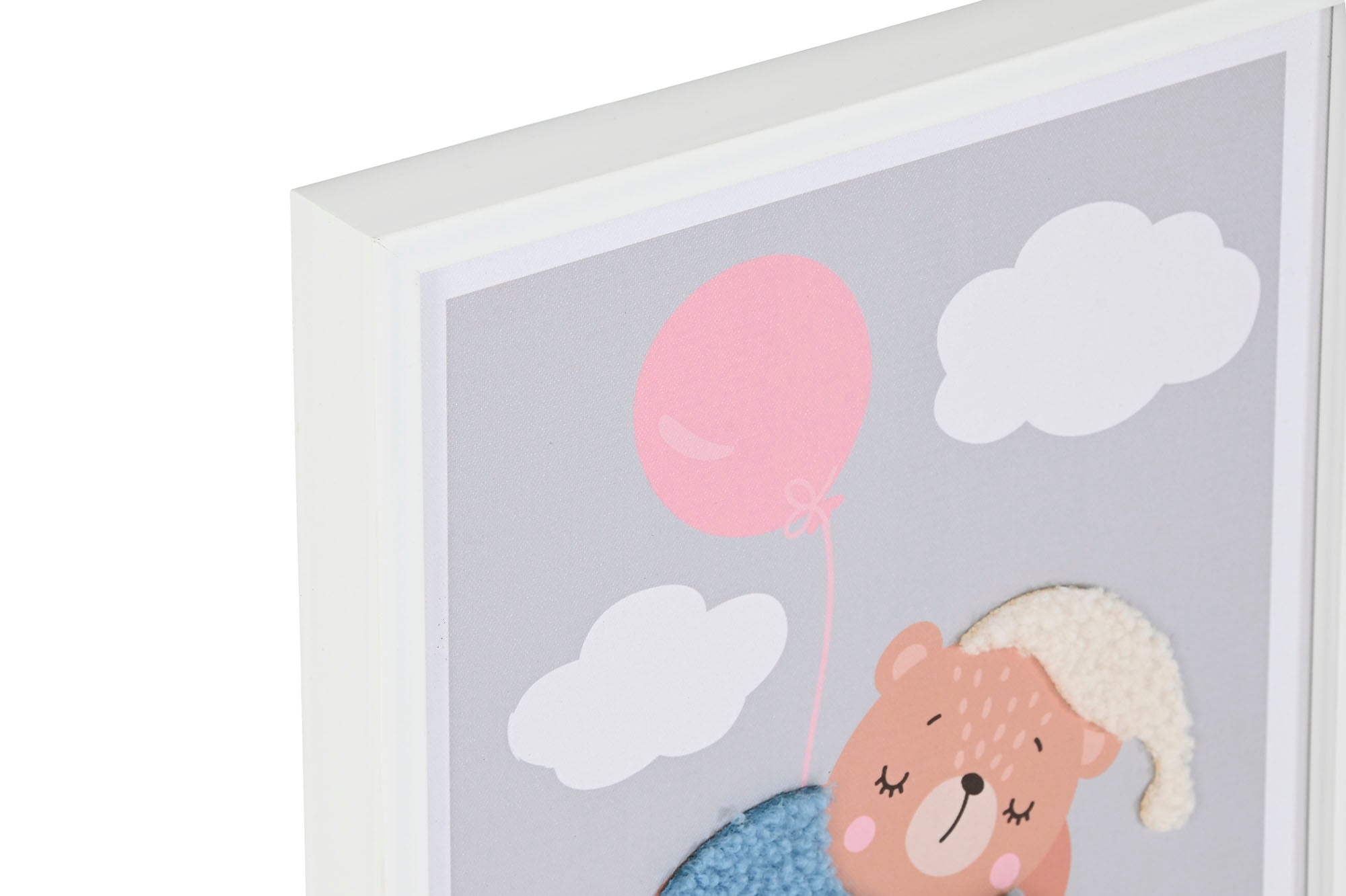 Pintura em tela LED 30X1,8X40 3D Nuvens 4 sortidas.