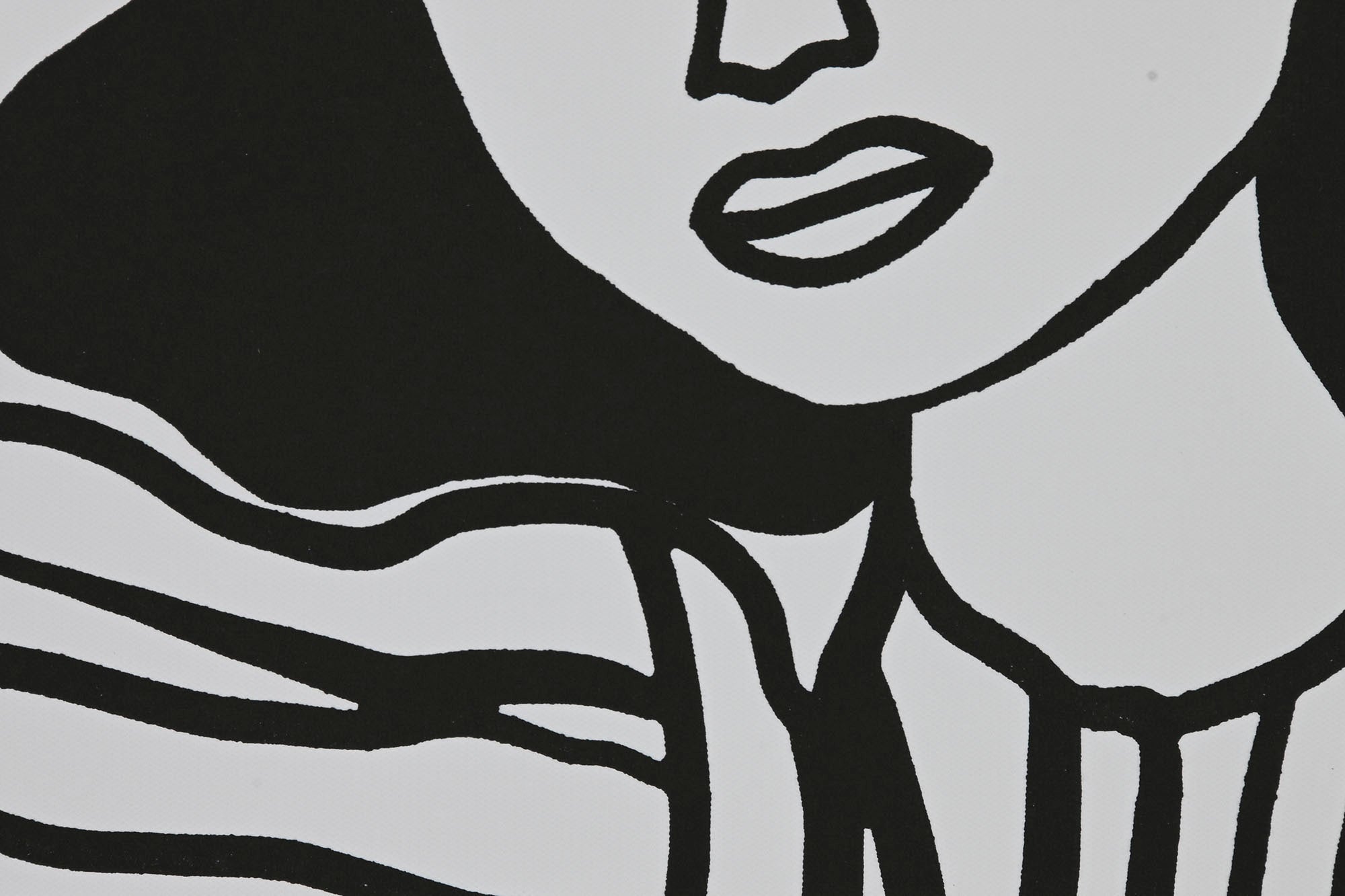 Pintura em espuma em tela 83X4X123 3D Mulher 2 sortidas.