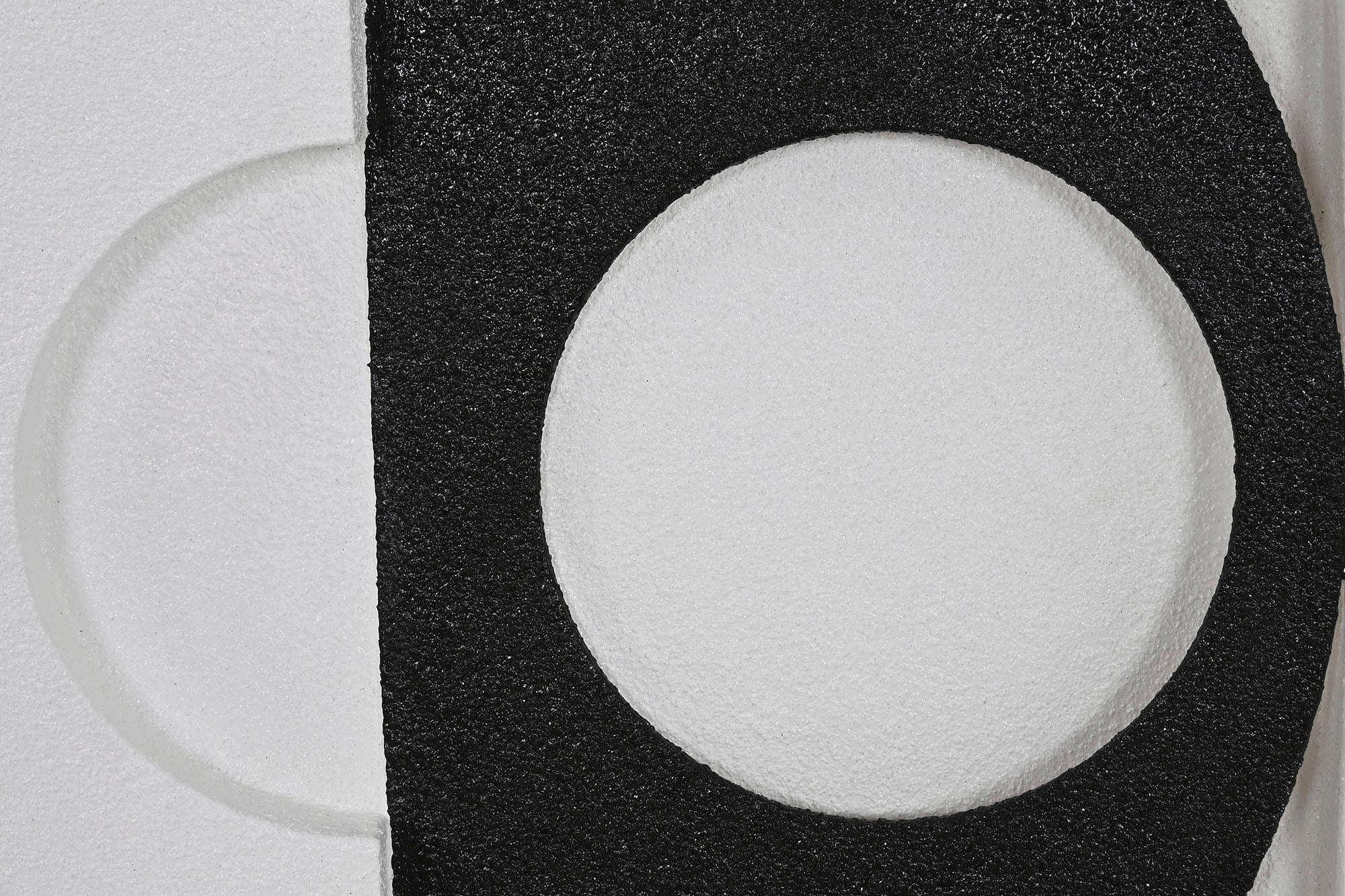 Quadro em MDF Gesso 60X6,5X60 Abstrato 3D 2 Sortidos