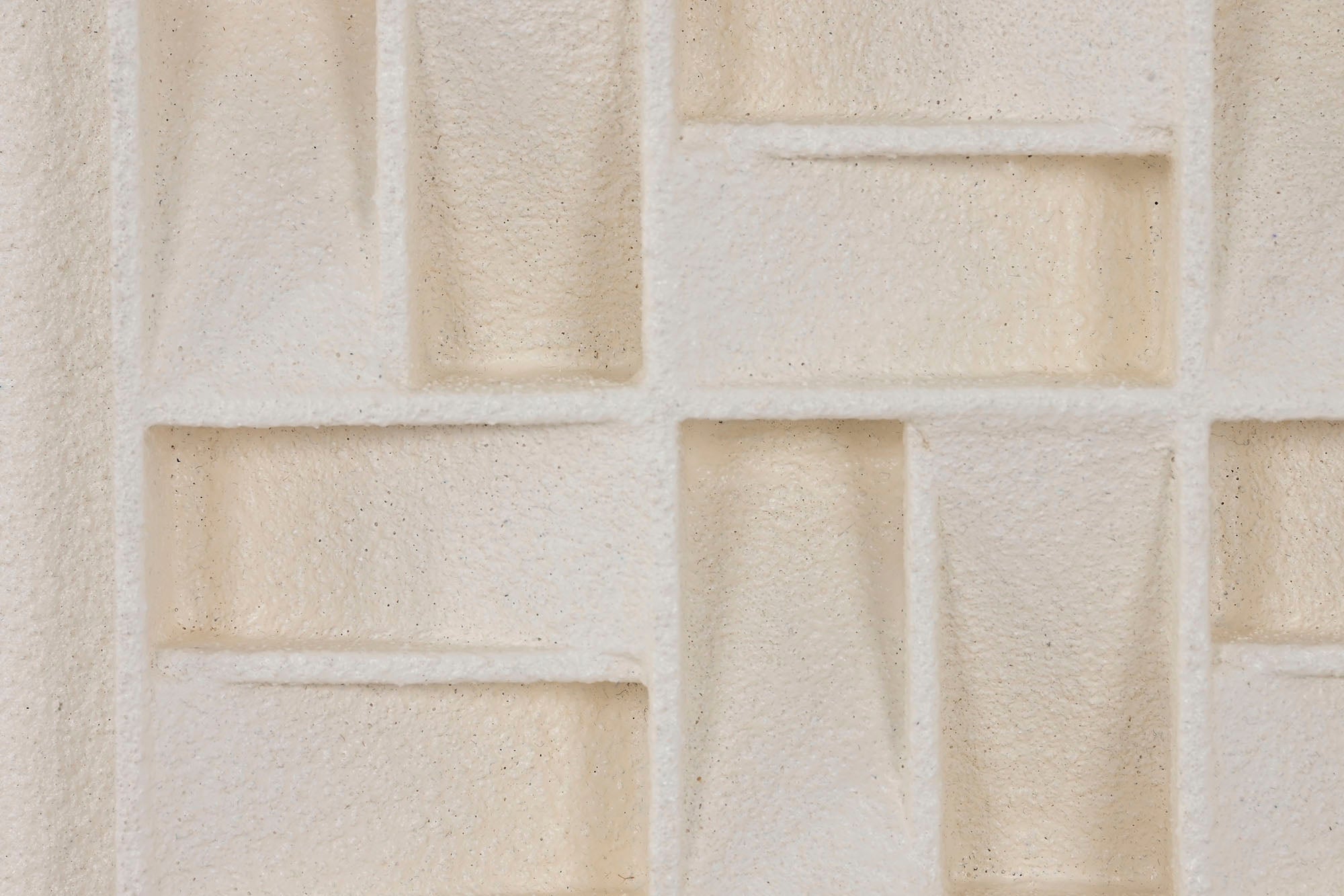 Moldura de MDF Gesso 60X7X60 Geométrica 3D 2 Sortidas