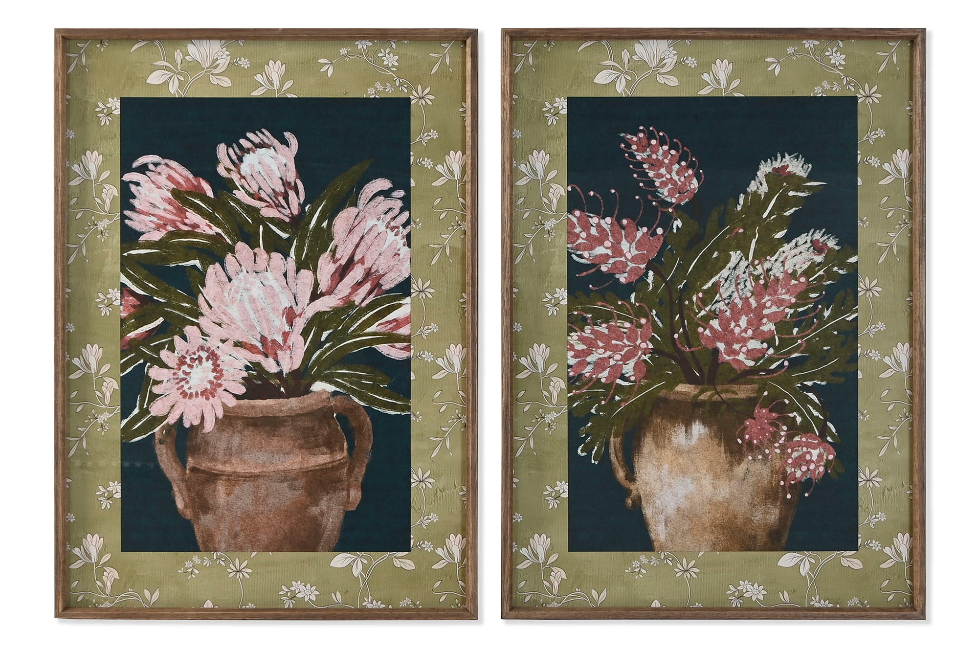 Cuadro Cristal Abeto 50X2,5X70 Florero 2 Surt.