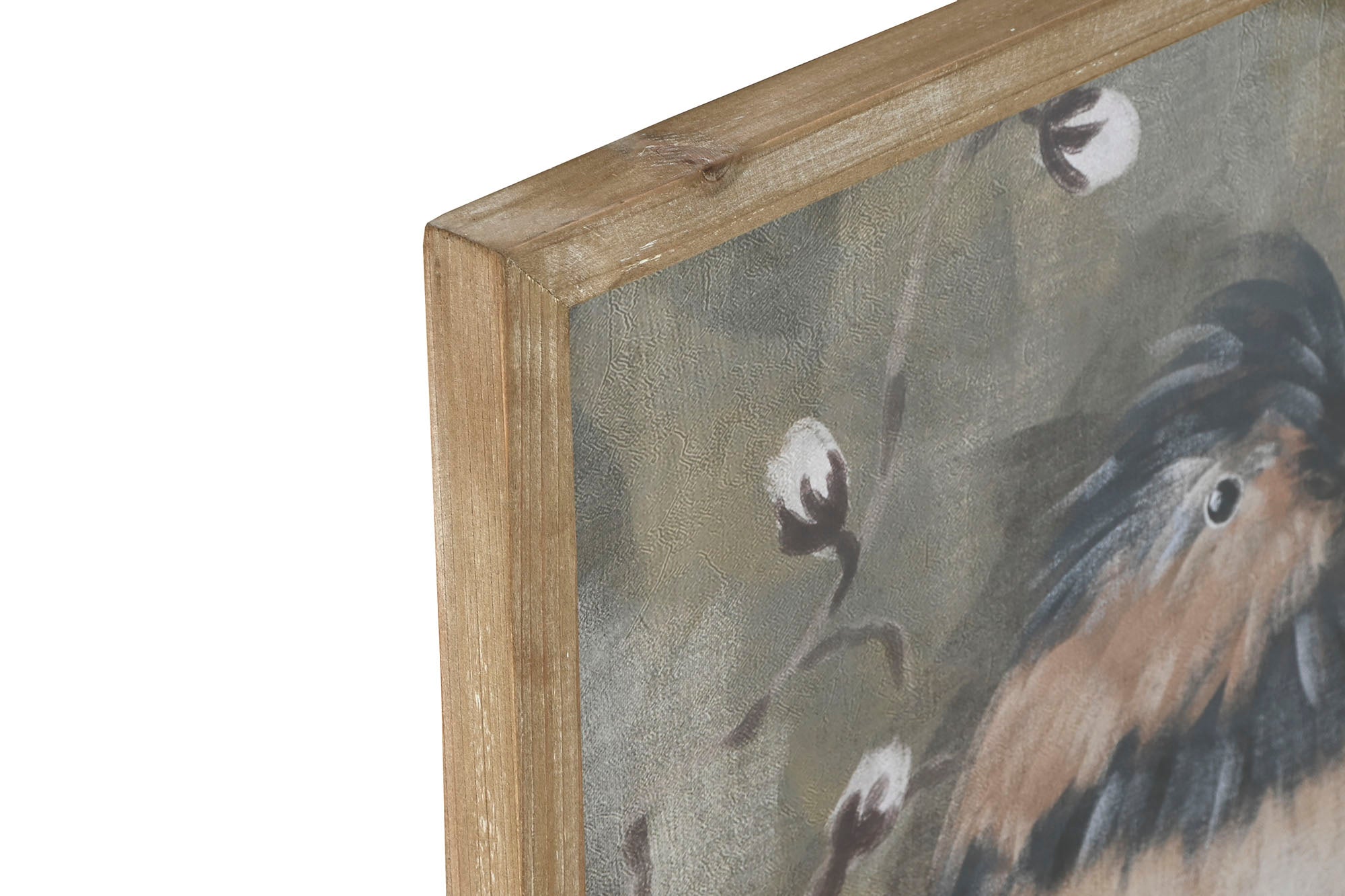 Cuadro Cristal Mdf 50X2X50 Pajaritos 4 Surt.