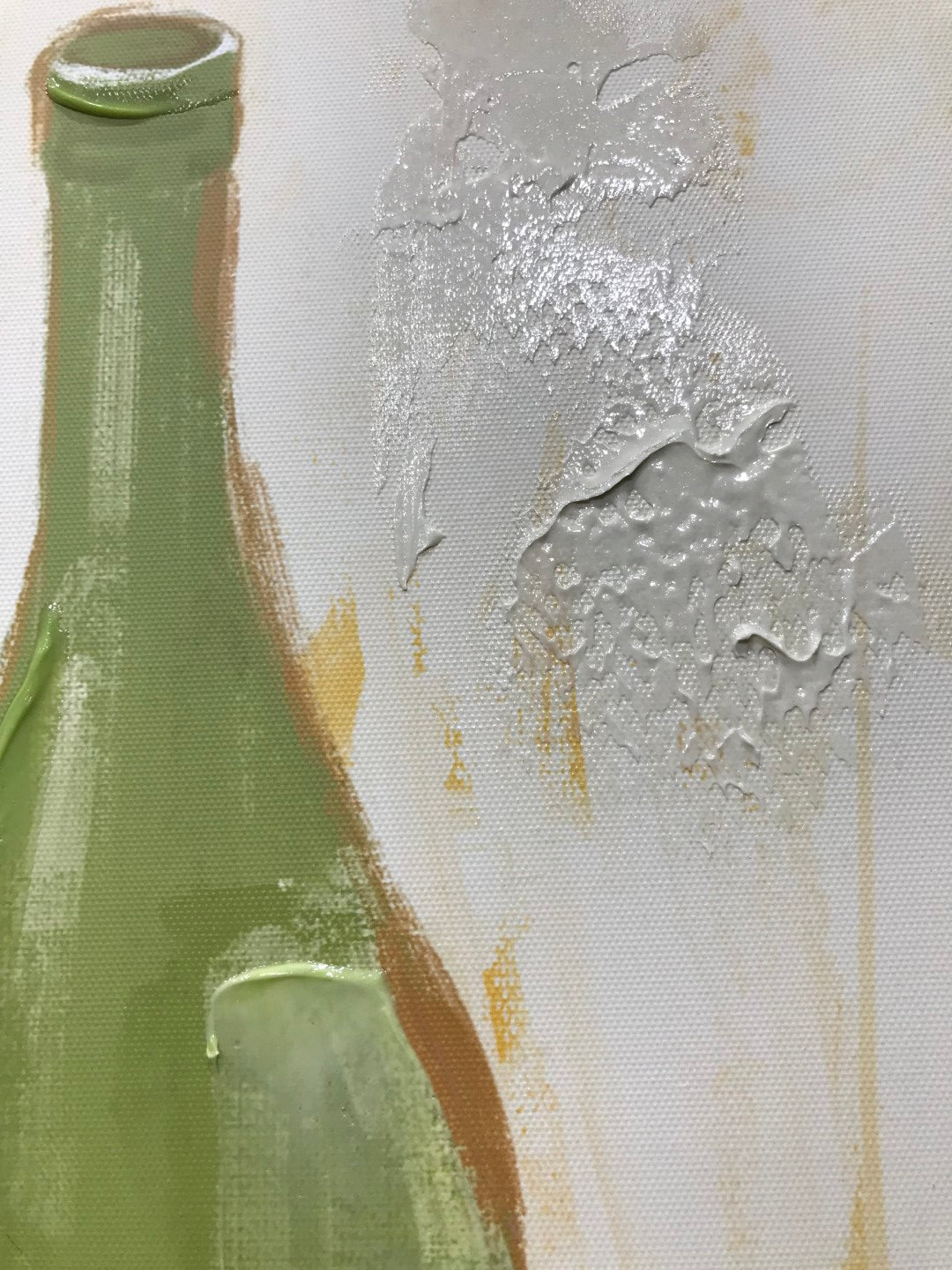 Pintura em tela Ps 60X4X80 Limões Ostras 3D 4 sortidos