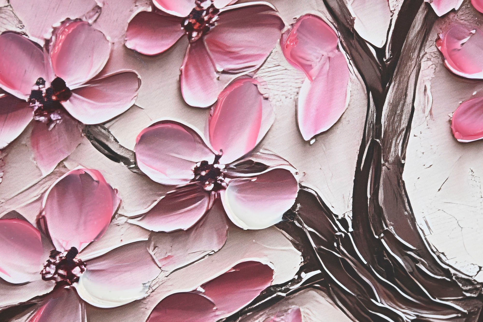 Cuadro Lienzo Ps 103X4,5X103 Cerezo 2 Surt.